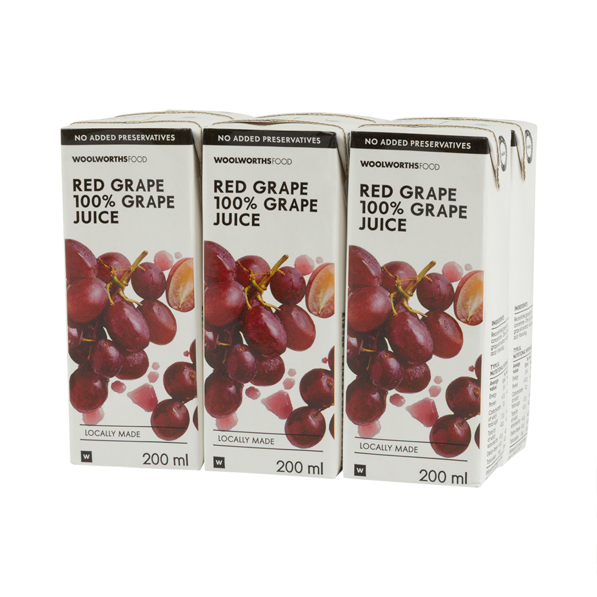 100 % Red Grape Juice 6 x 200 ml