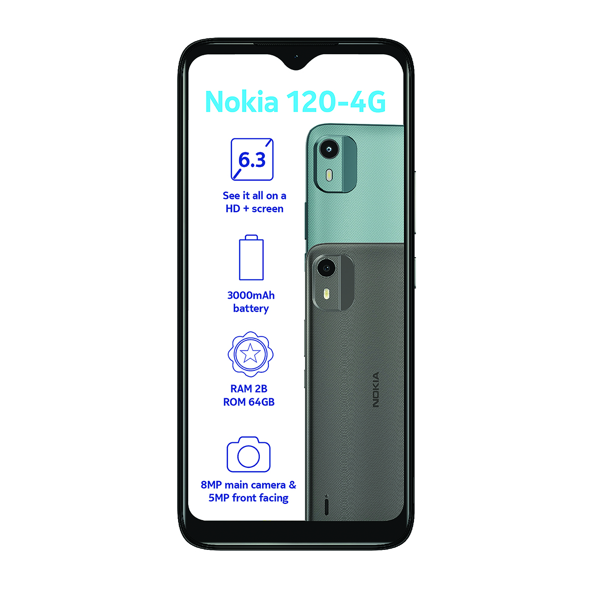 C22 4G NOKIA Noir anthracite 64GB in 2023