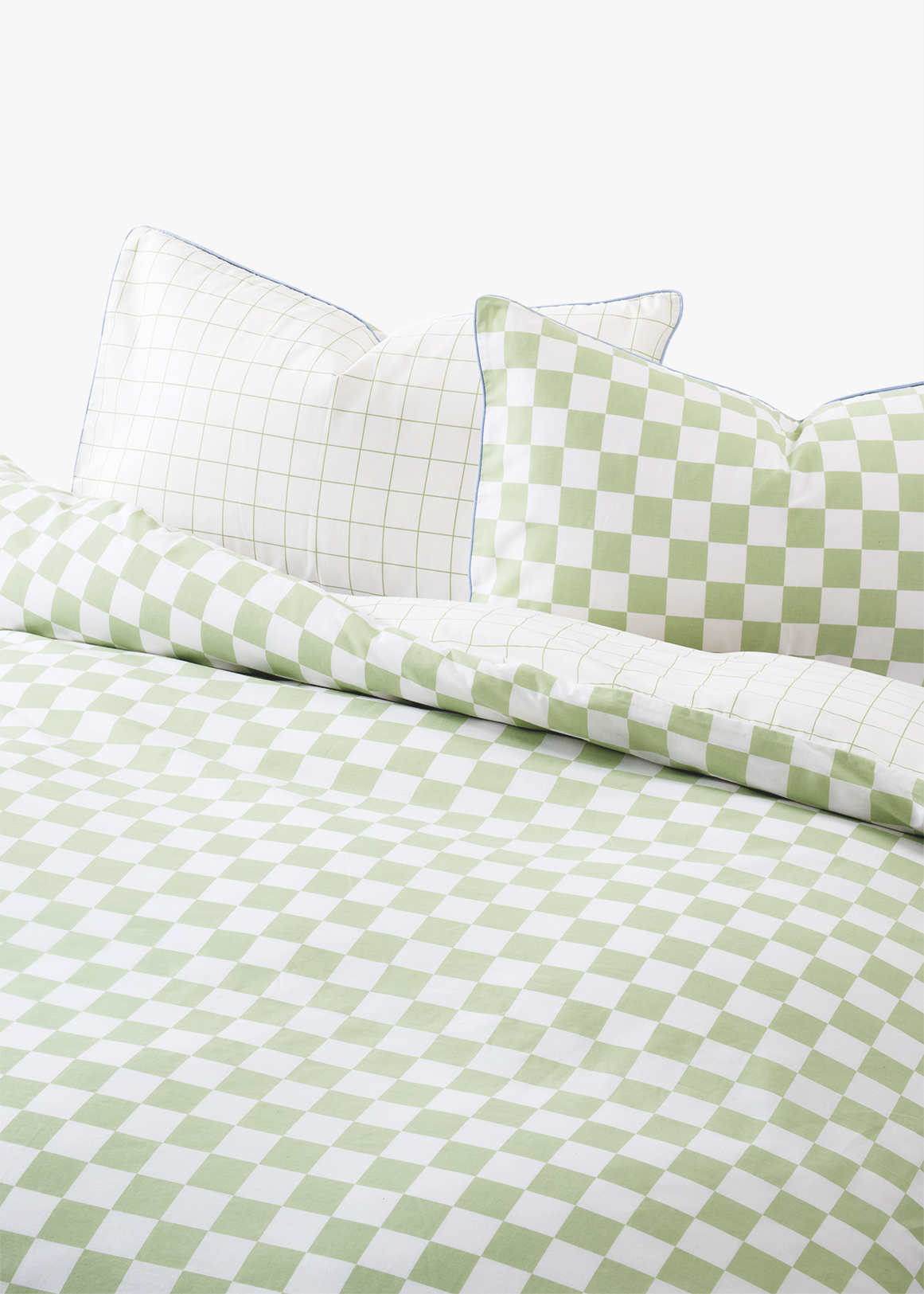 144TC Checkerboard Duvet Cover Set
