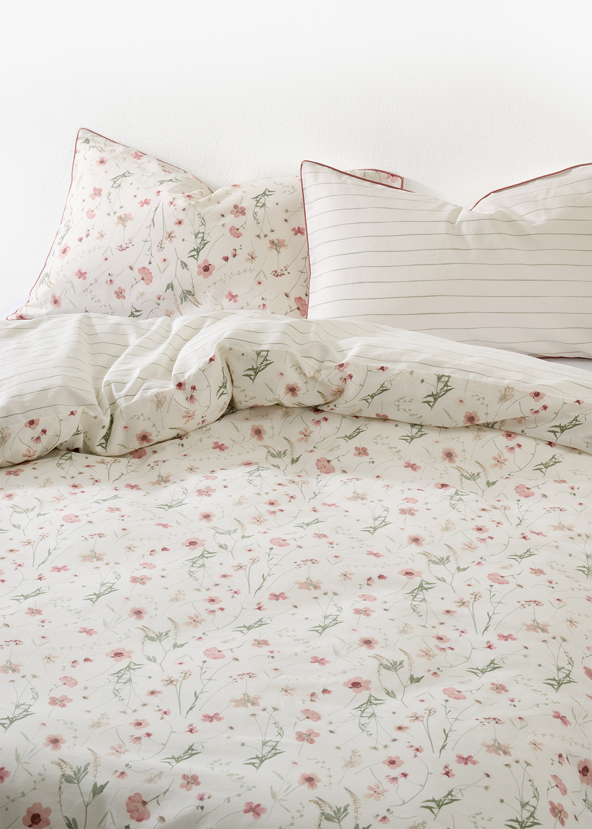 144TC Ditsy Floral Cotton Duvet Cover Set
