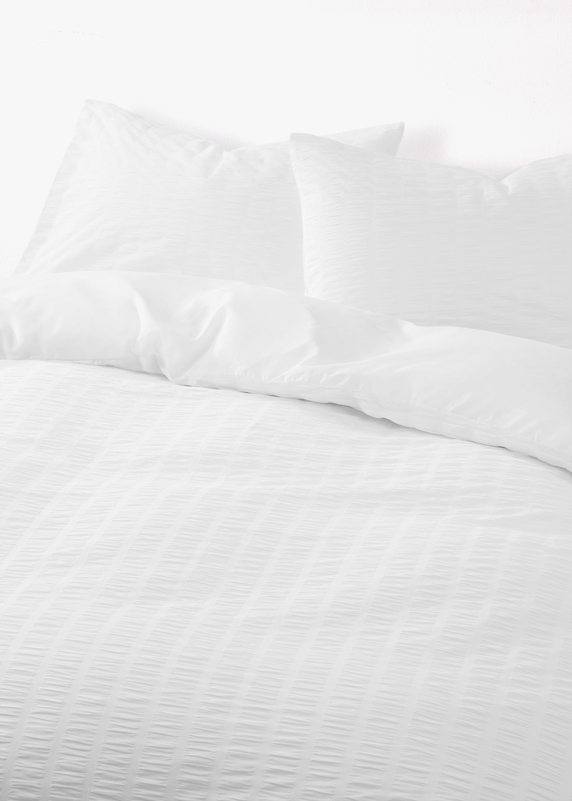 144TC Seersucker Cotton Duvet Cover Set