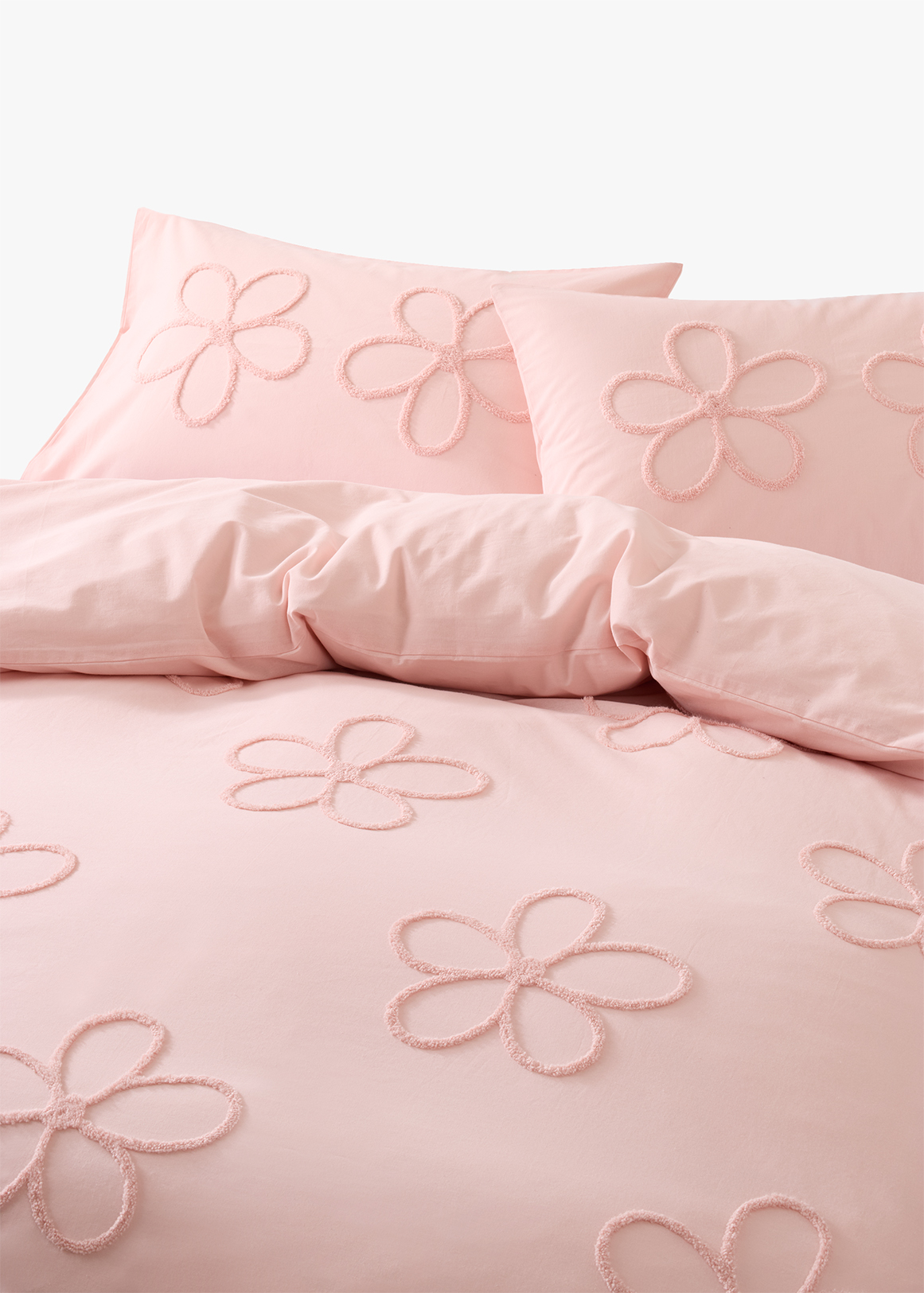 144TC Tufted Daisy Duvet Cover Set