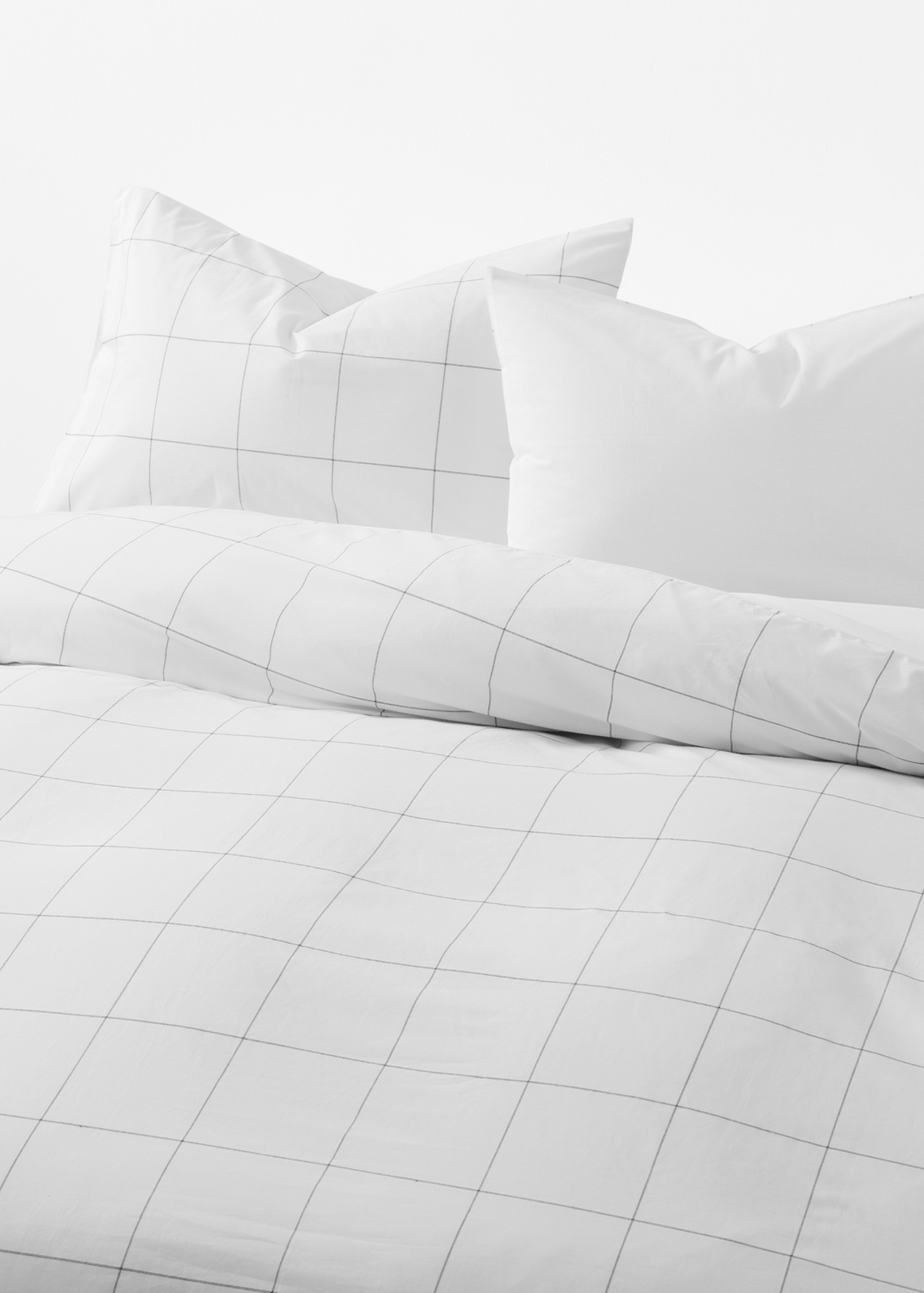 180TC Hudson Yarn Dye Check Cotton Duvet Cover Set