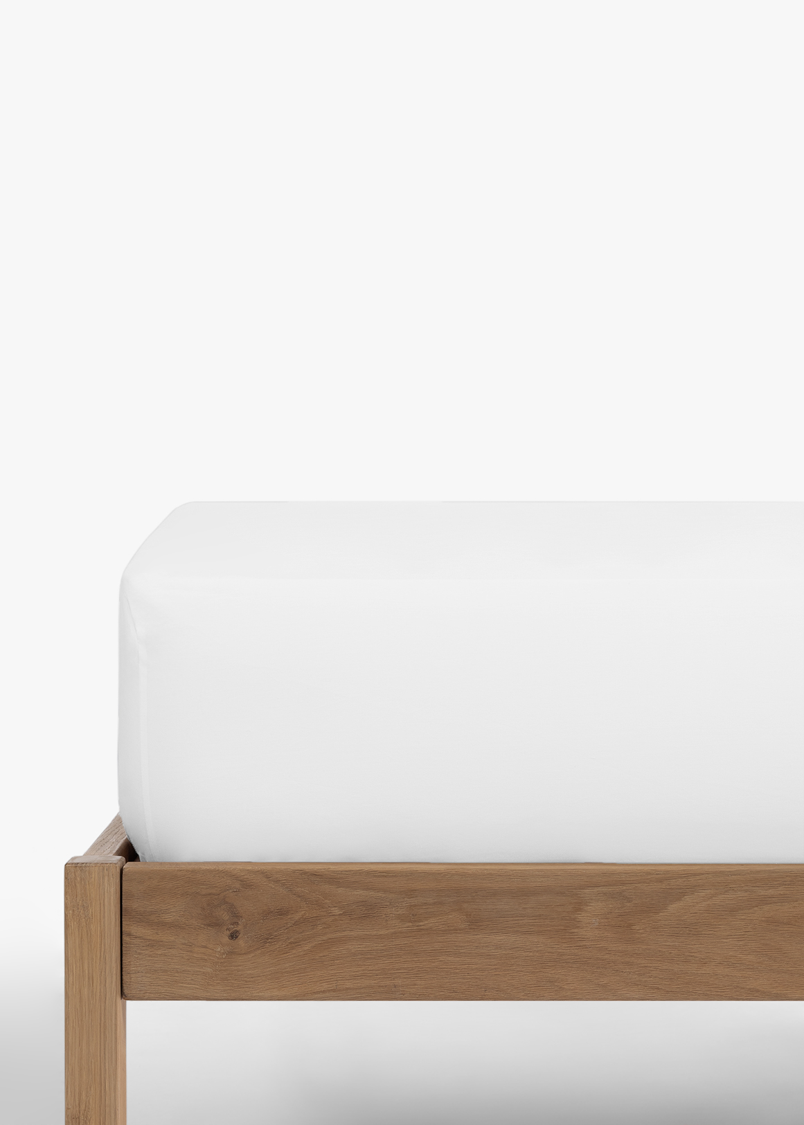 200TC Percale Cotton Fitted Sheet Extra Depth