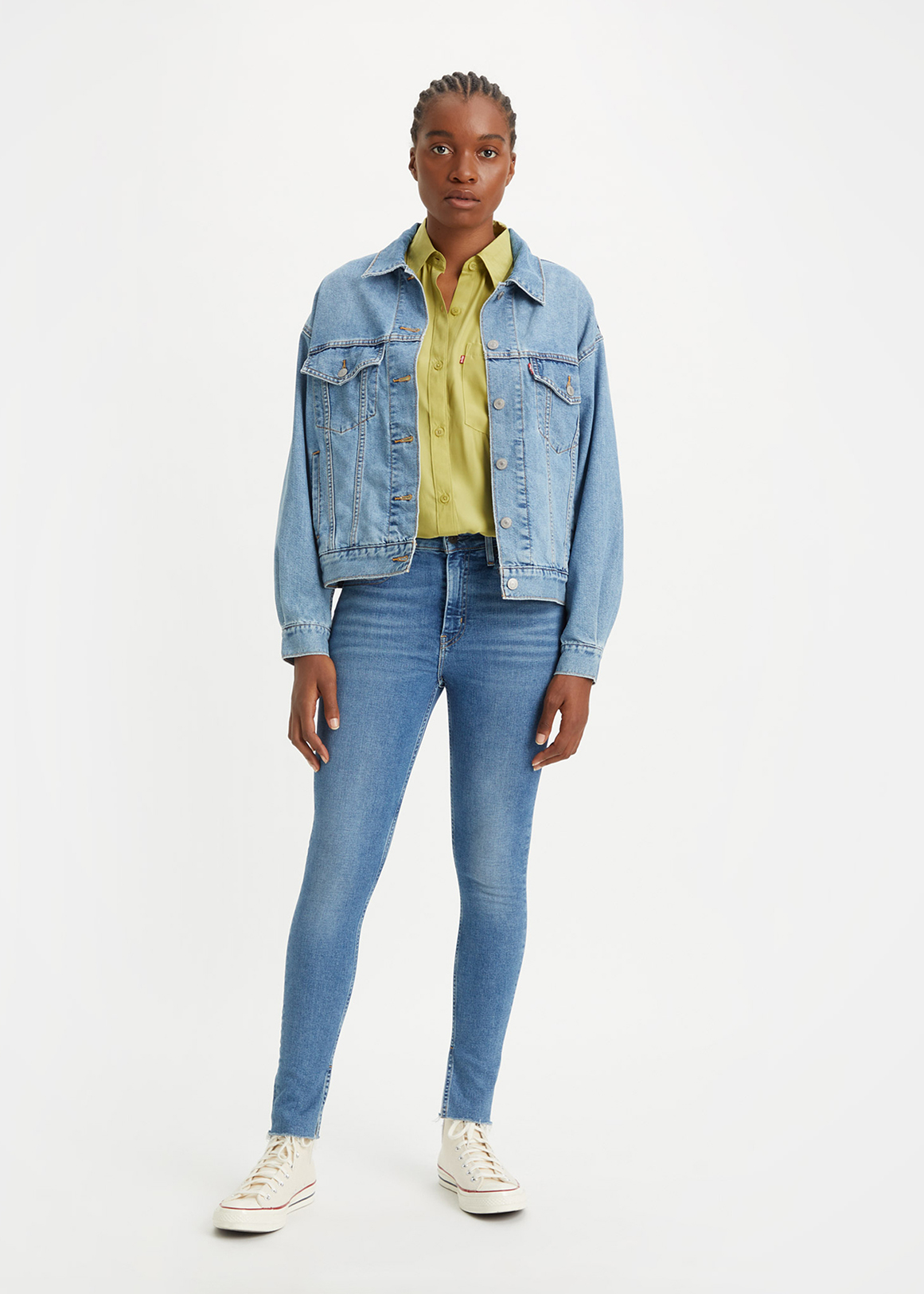 721 High-waisted Skinny Split Hem Jeans | Woolworths.co.za
