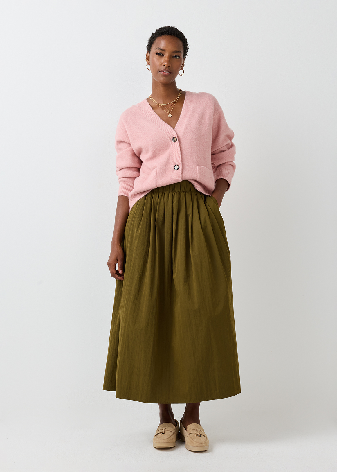 A-line Maxi Skirt