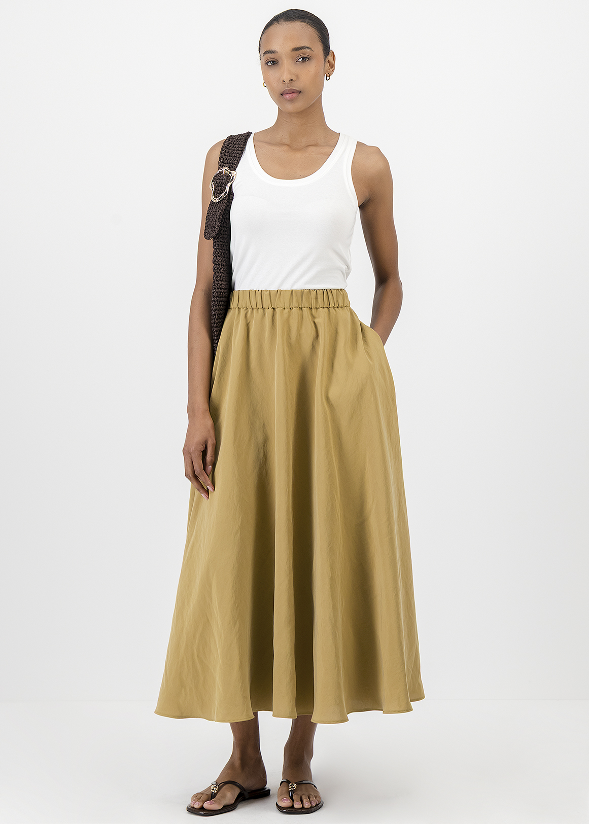 A-line Maxi Skirt