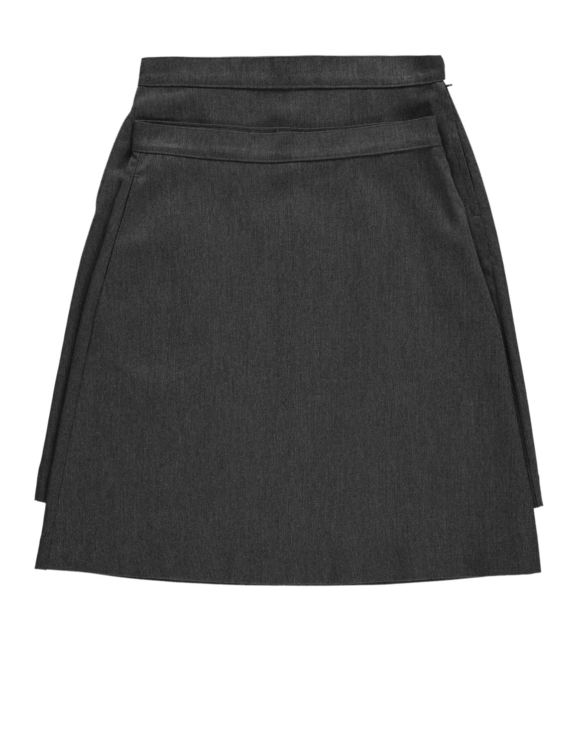 Easy Care A-line Grey School Skirts 2 Pack | Woolworths.co.za