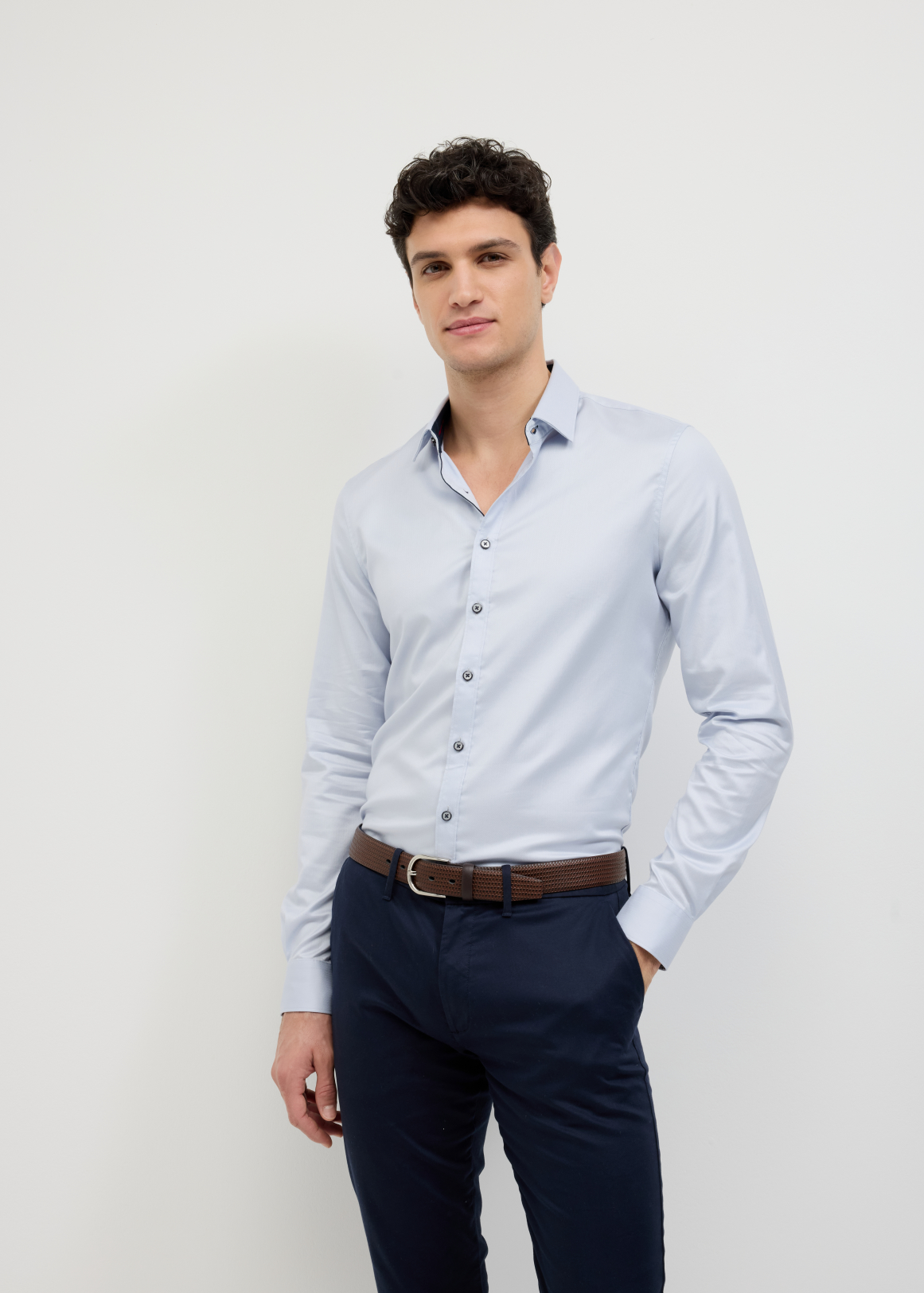Accent Stretch Long Sleeve Shirt