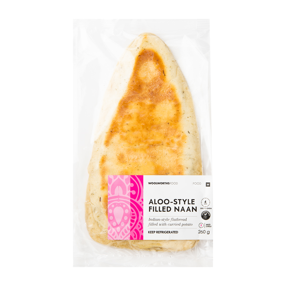 Aloo-Style Filled Naan 260 g | Woolworths.co.za