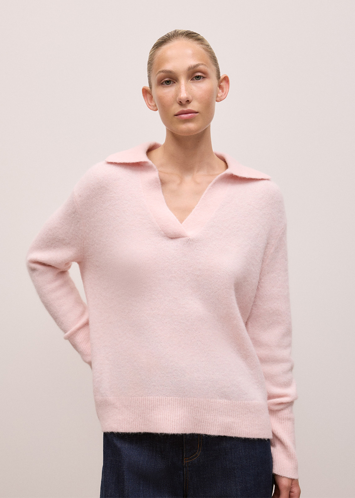 Alpaca Merino Blend Polo