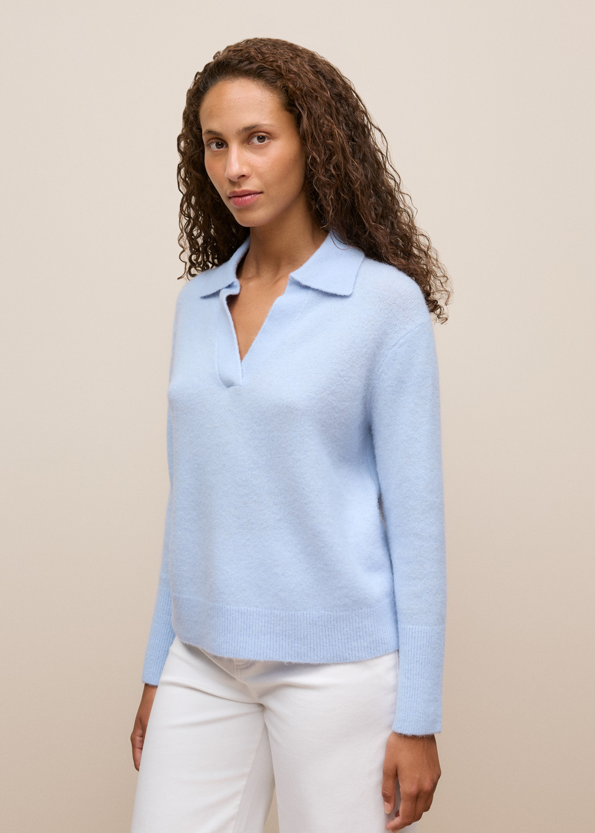 Alpaca Merino Blend Polo