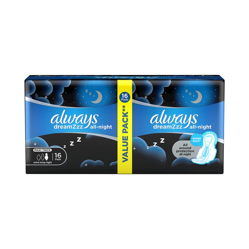 Always DreamZzz All-Night Maxi Thick Extra Long Sanitary Pads 16