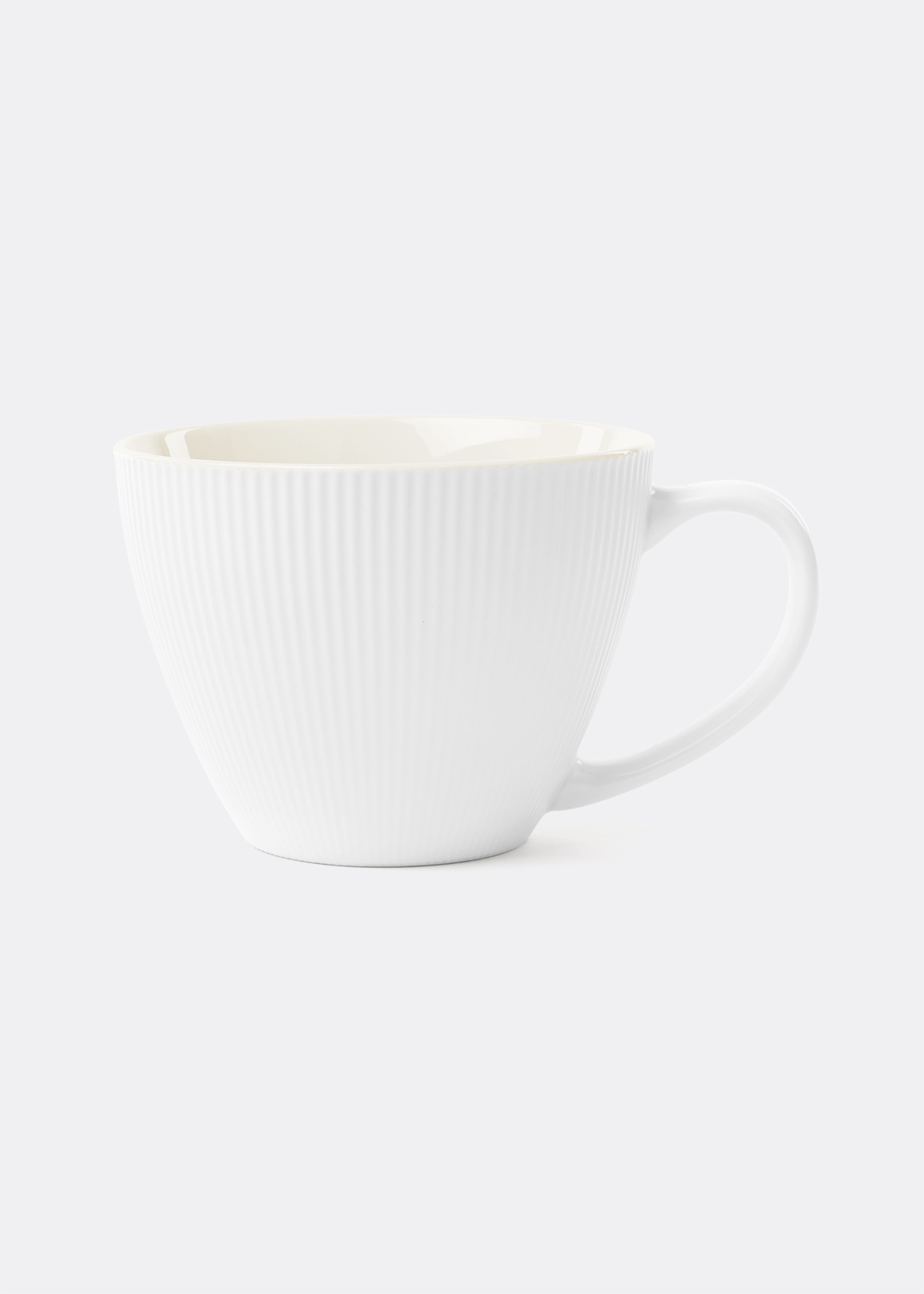 Alyssa Ribbed Large Cappuccino Mug