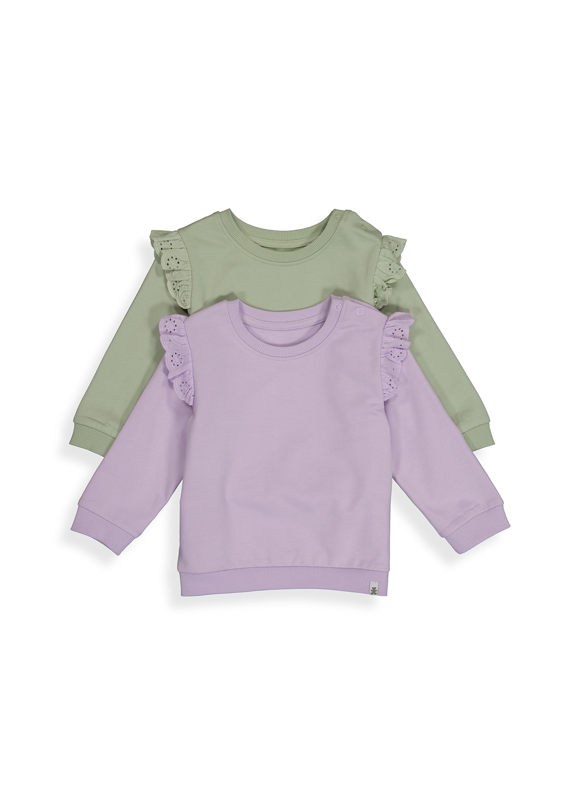 Anglaise Trim Sweatshirts 2 Pack