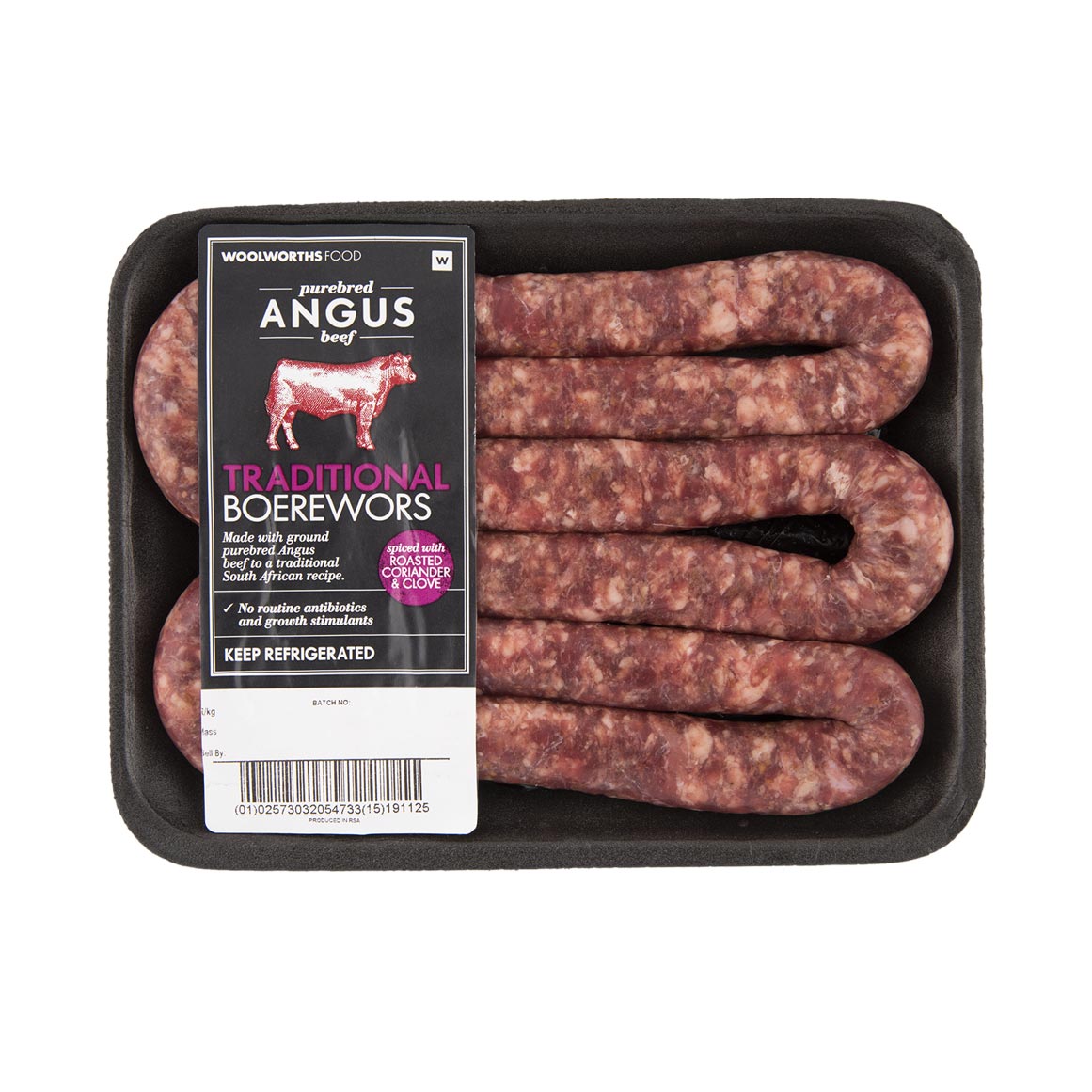 Angus Beef Traditional Boerewors Avg 500 g