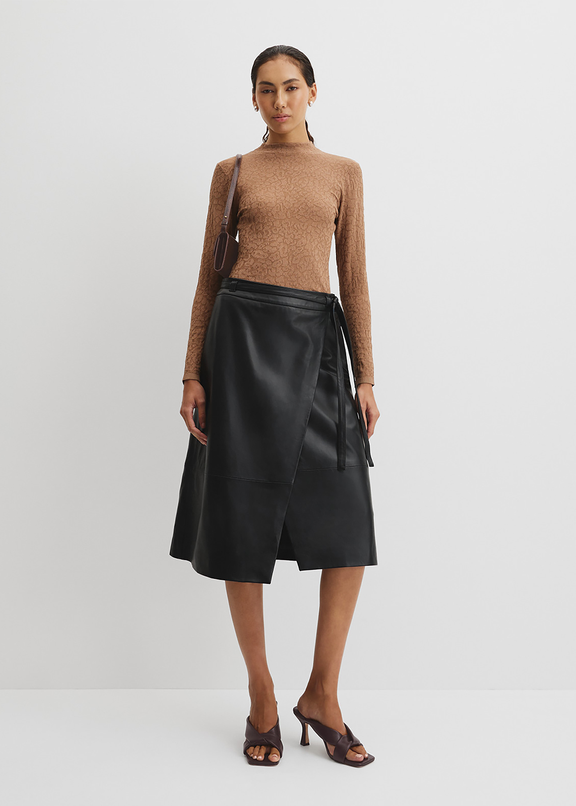 Animal Jacquard Knit Top
