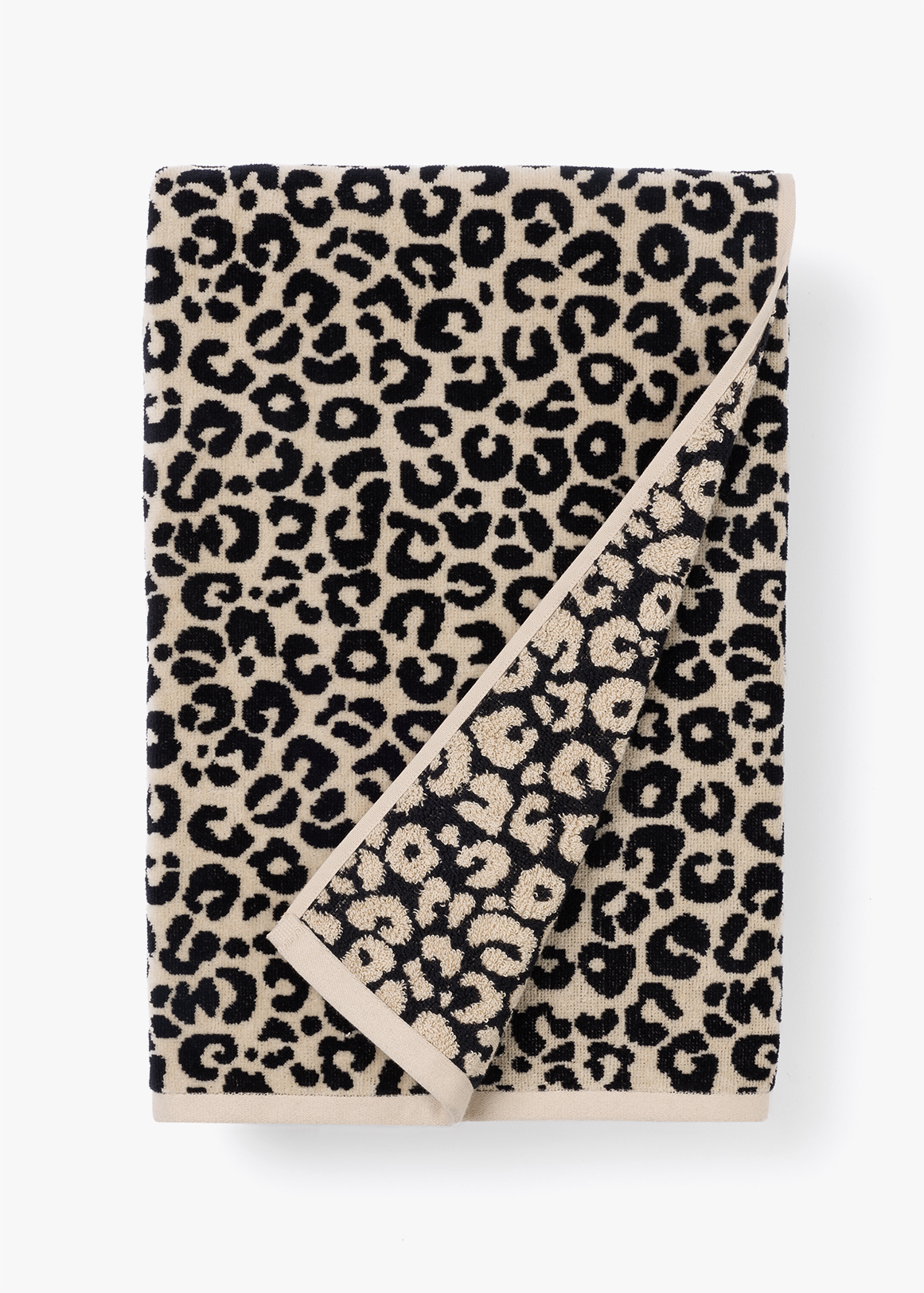 Animal Print Cotton Bath Towel