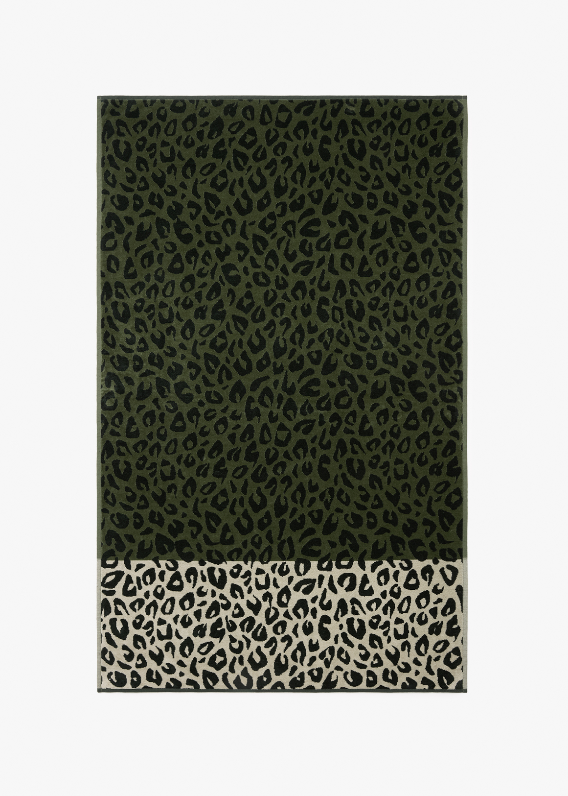 Animal Print Cotton Beach Towel