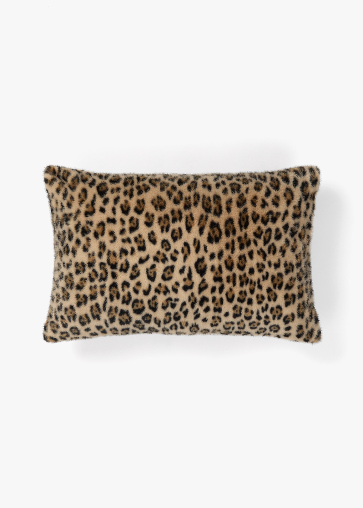 Animal Print Faux Fur Scatter Cushion 60x40cm
