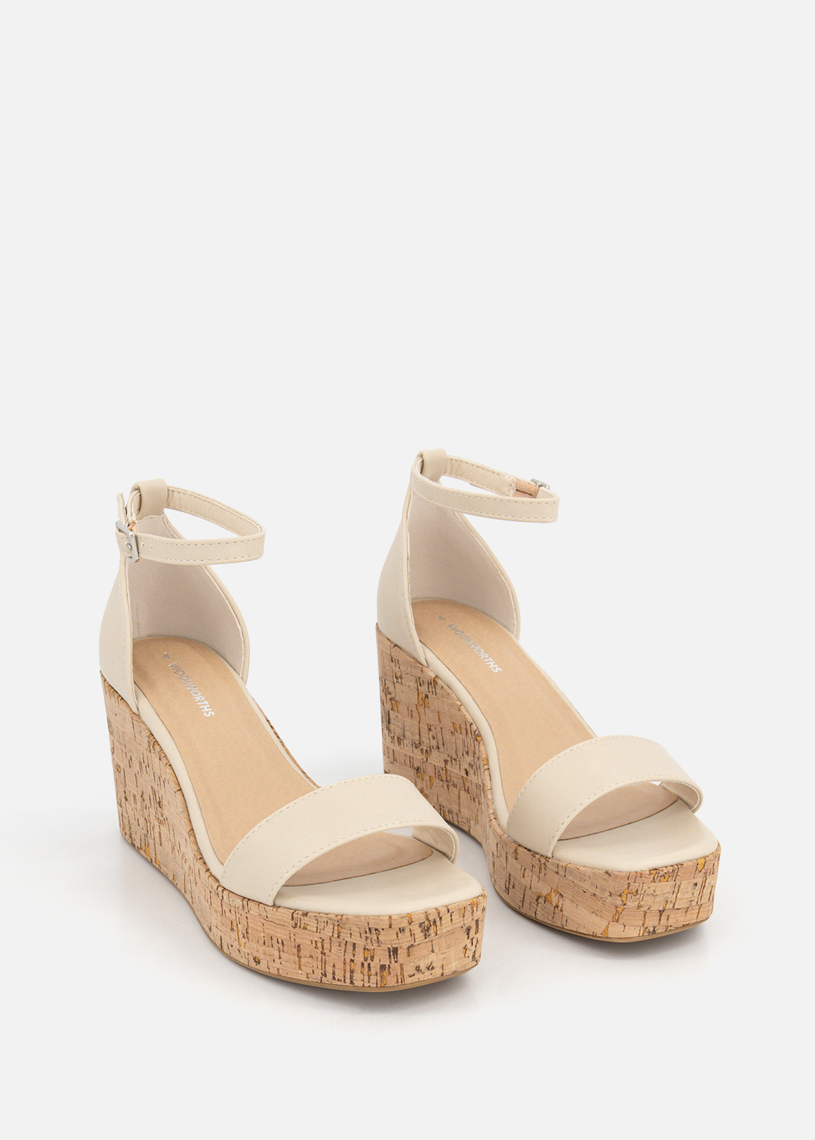 Ankle Strap Cork Wedges | Woolworths.co.za
