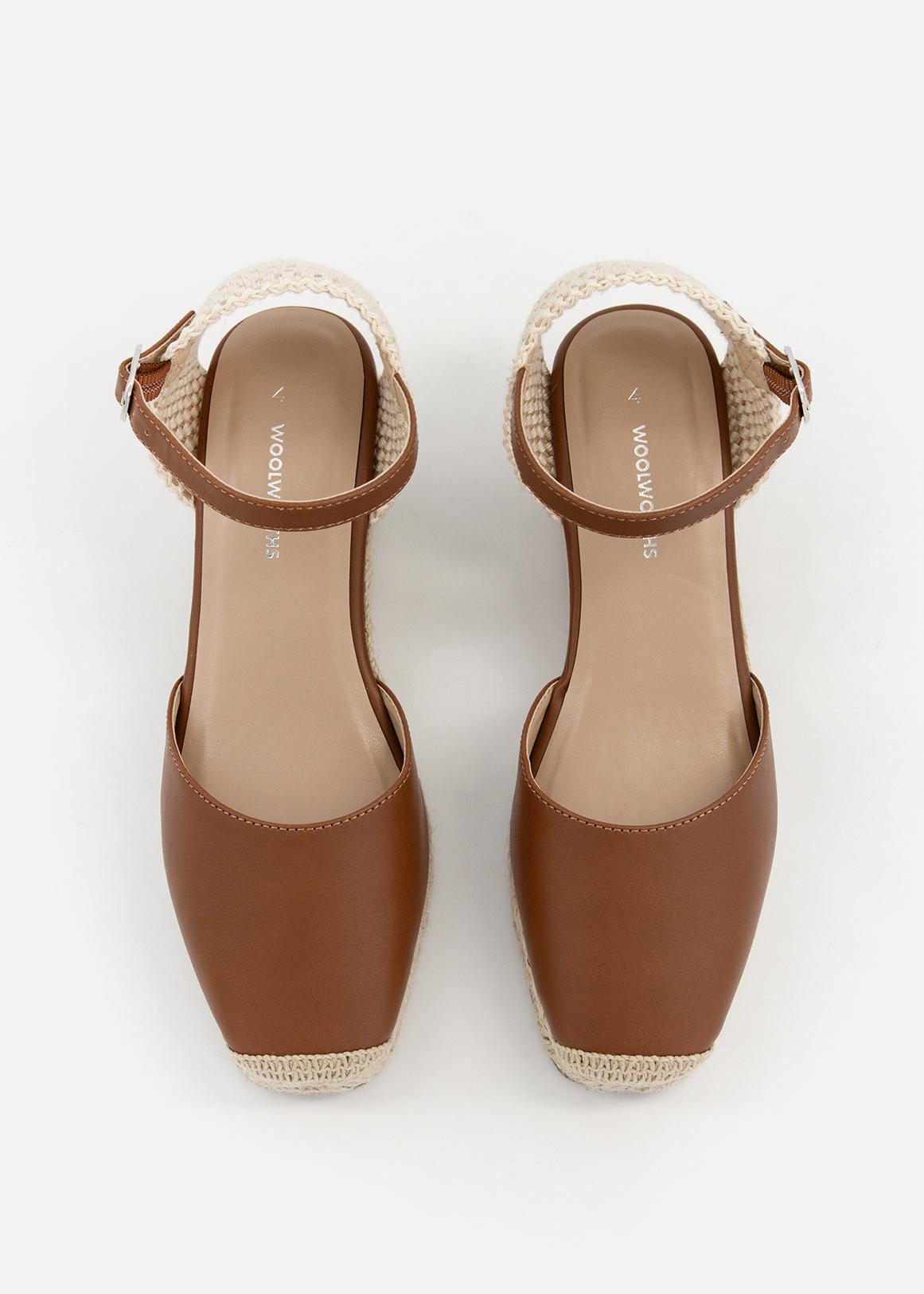 Ankle Strap Espadrille Wedges