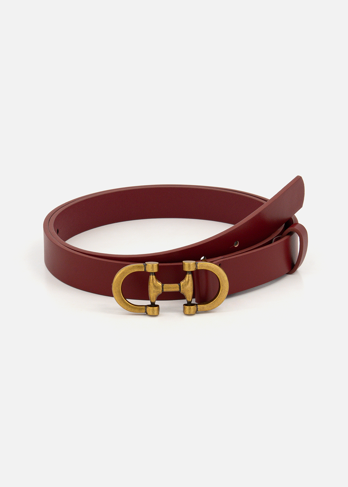 Antique Snaffle Buckle Belt