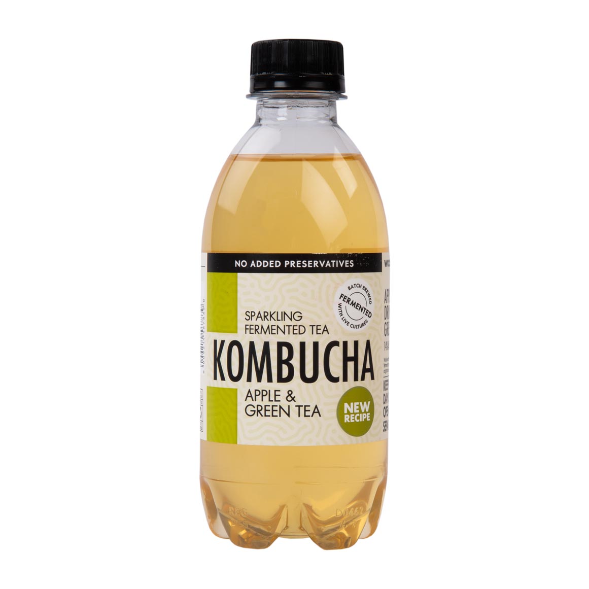 Apple Flavoured Green Tea Sparkling Kombucha 330 ml