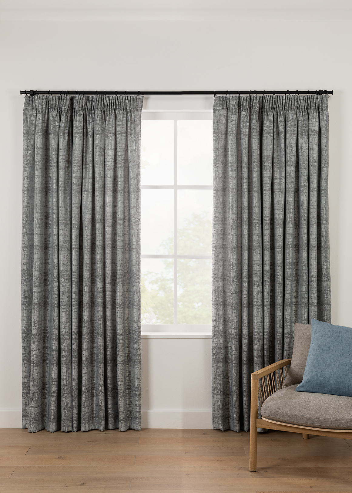 Arizonia Textured Taped Curtain 230 (L) x 218cm (W) | Woolworths.co.za