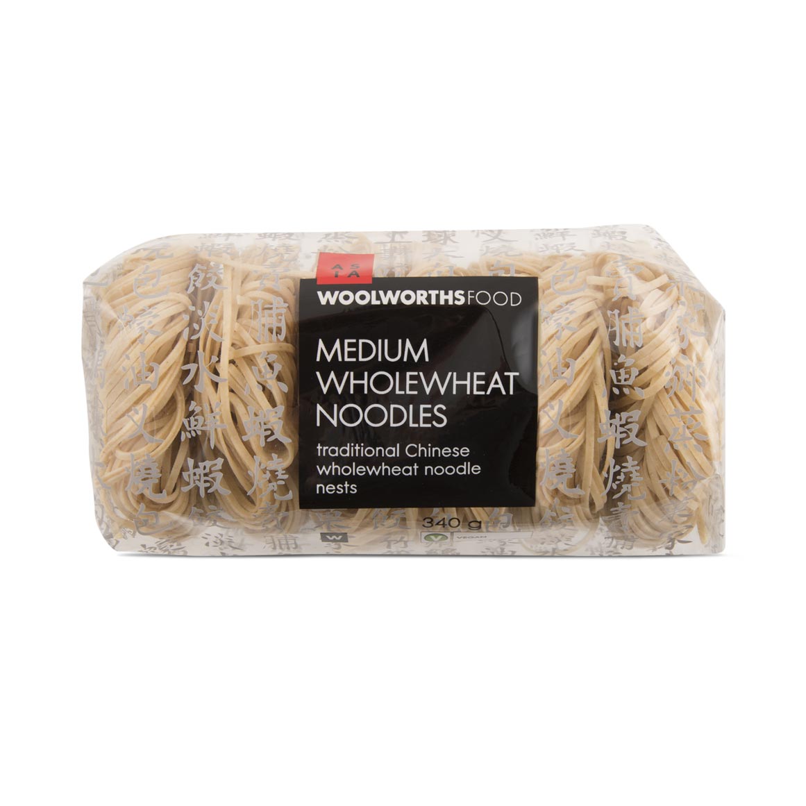 Asian Medium Wholewheat Noodles 340 g