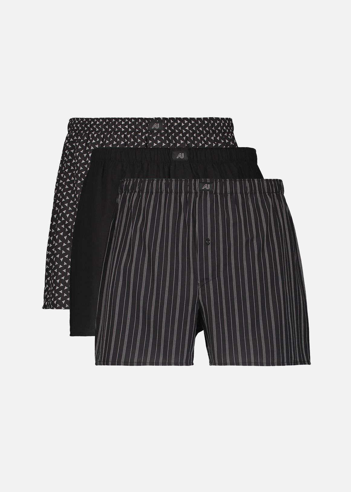Assorted Cotton Boxers 3 Pack