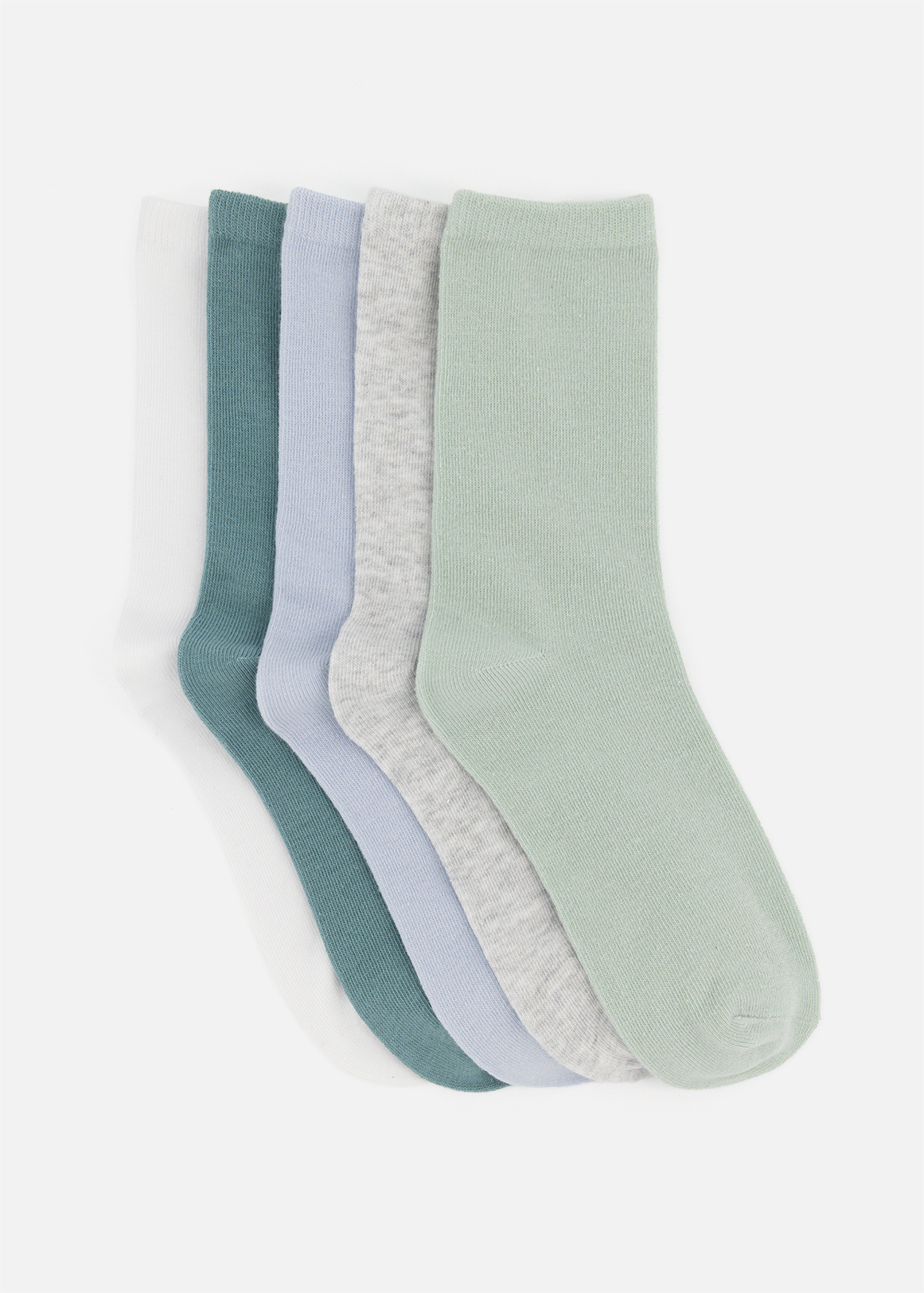 Assorted Cotton Rich Anklet Socks 5 Pack