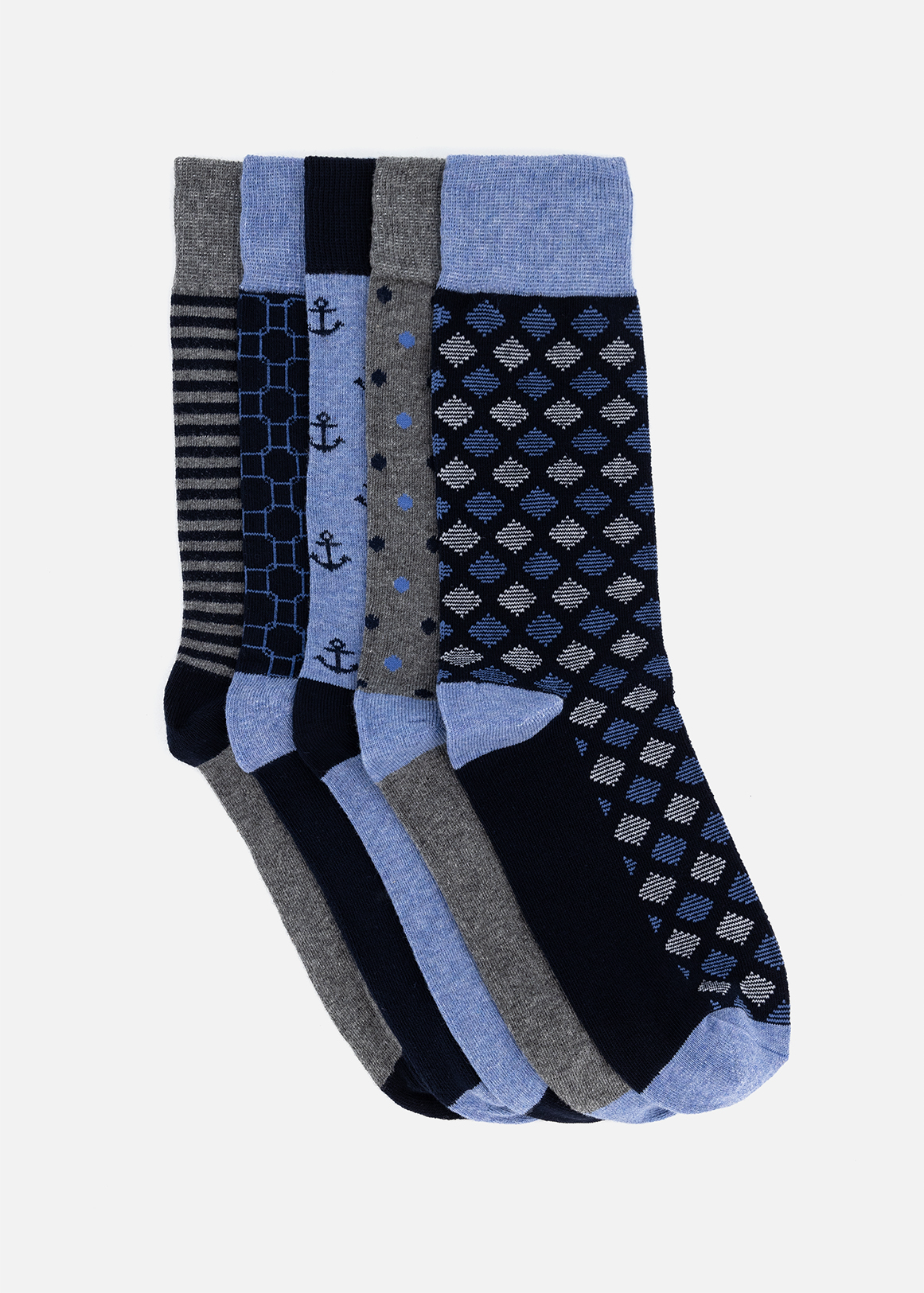 Assorted Cotton Rich Socks 5 Pack | Woolworths.co.za