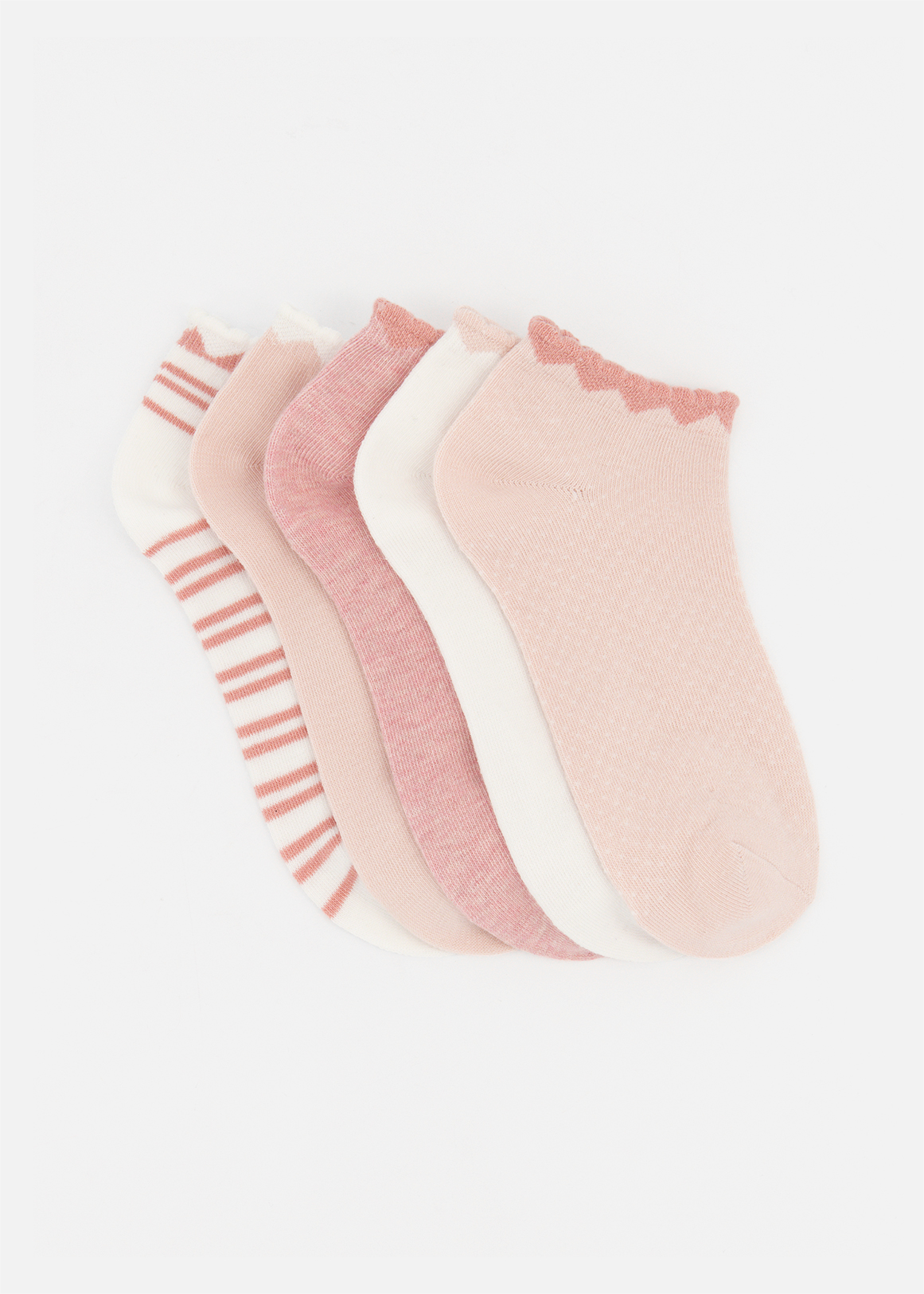 Assorted Cotton Rich Trainer Liners 5 Pack
