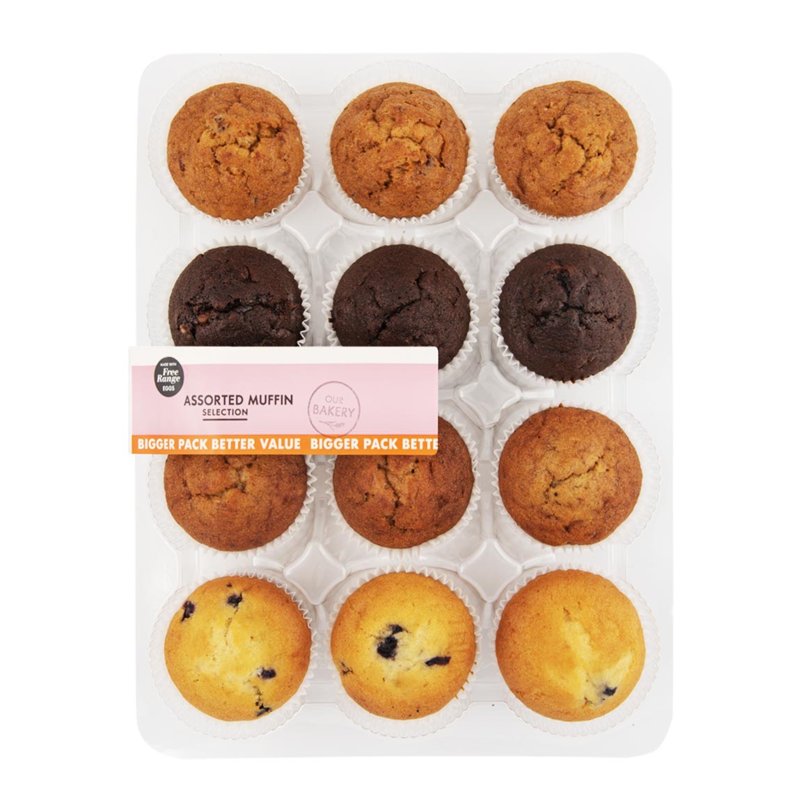 Assorted Muffin Selection 12 Pk Za 