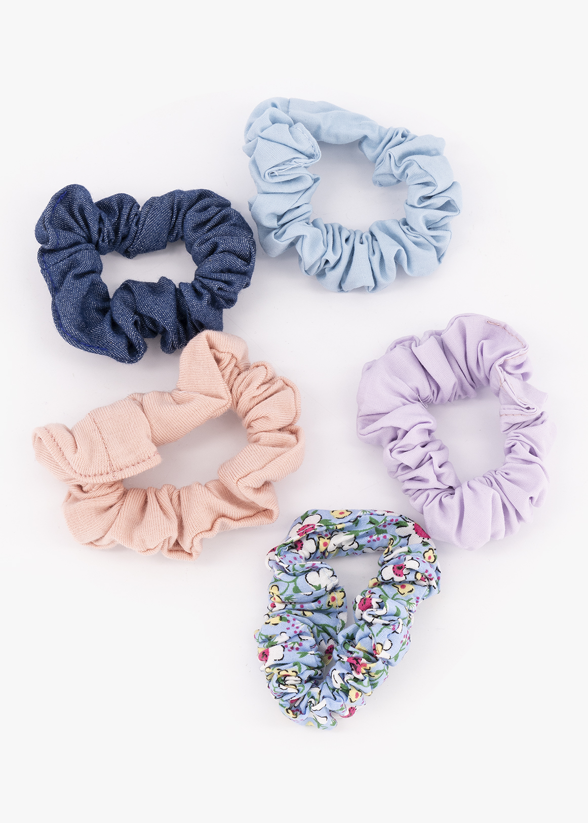 Assorted Scrunchie Hairbands 5 Pack | Woolworths.co.za