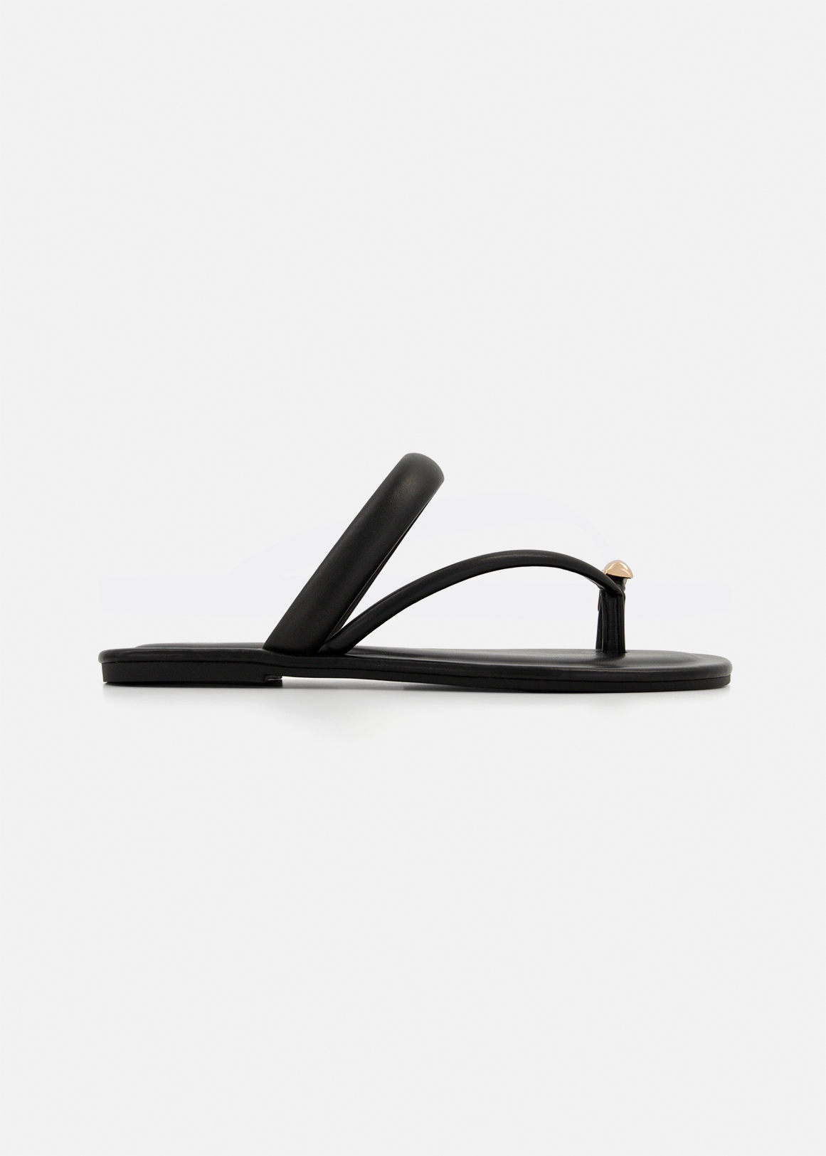 Asymmetric Toe Post Sandals