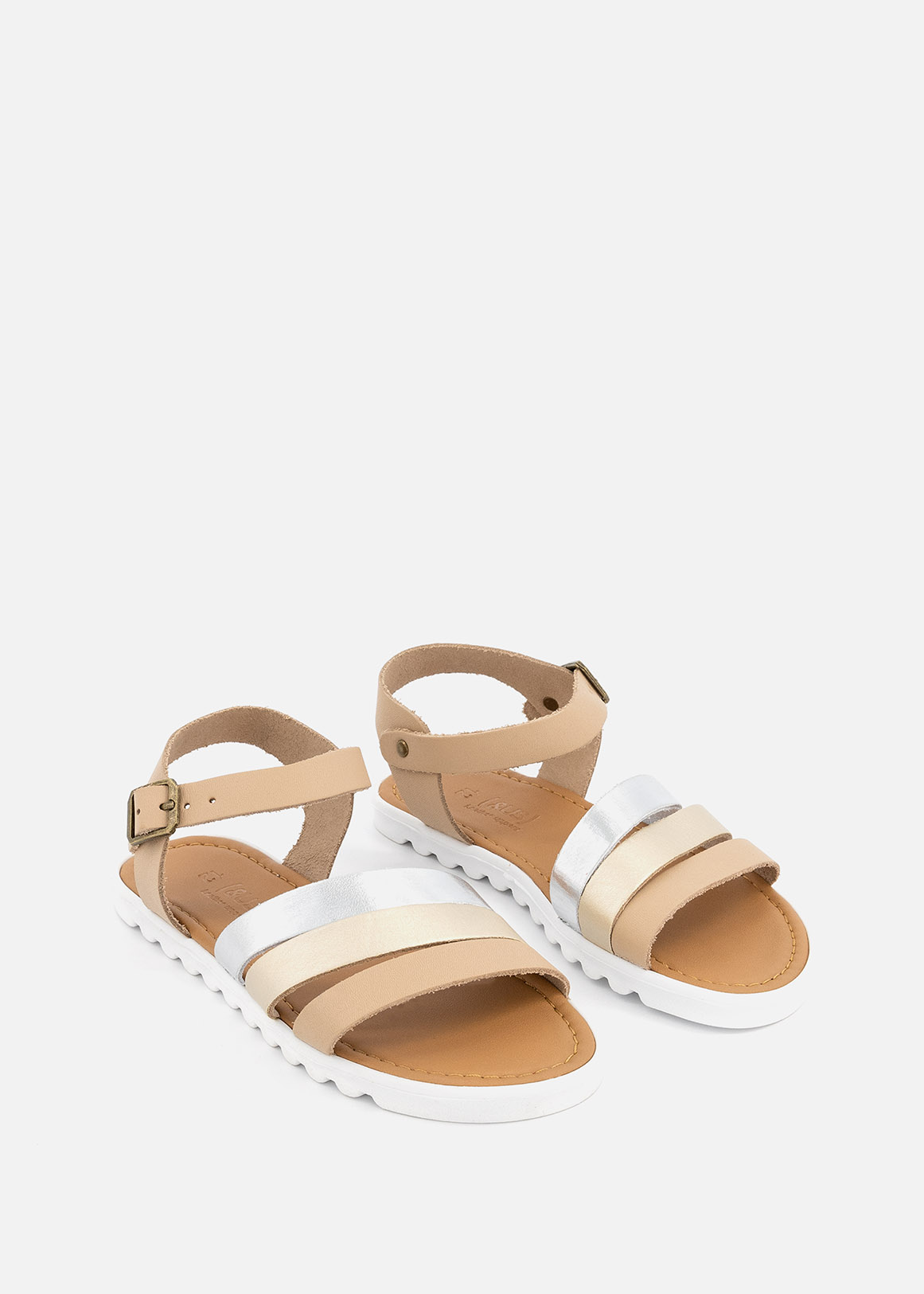 Asymmetrical Leather Sandals (Size 12-6) Older Girl | Woolworths.co.za