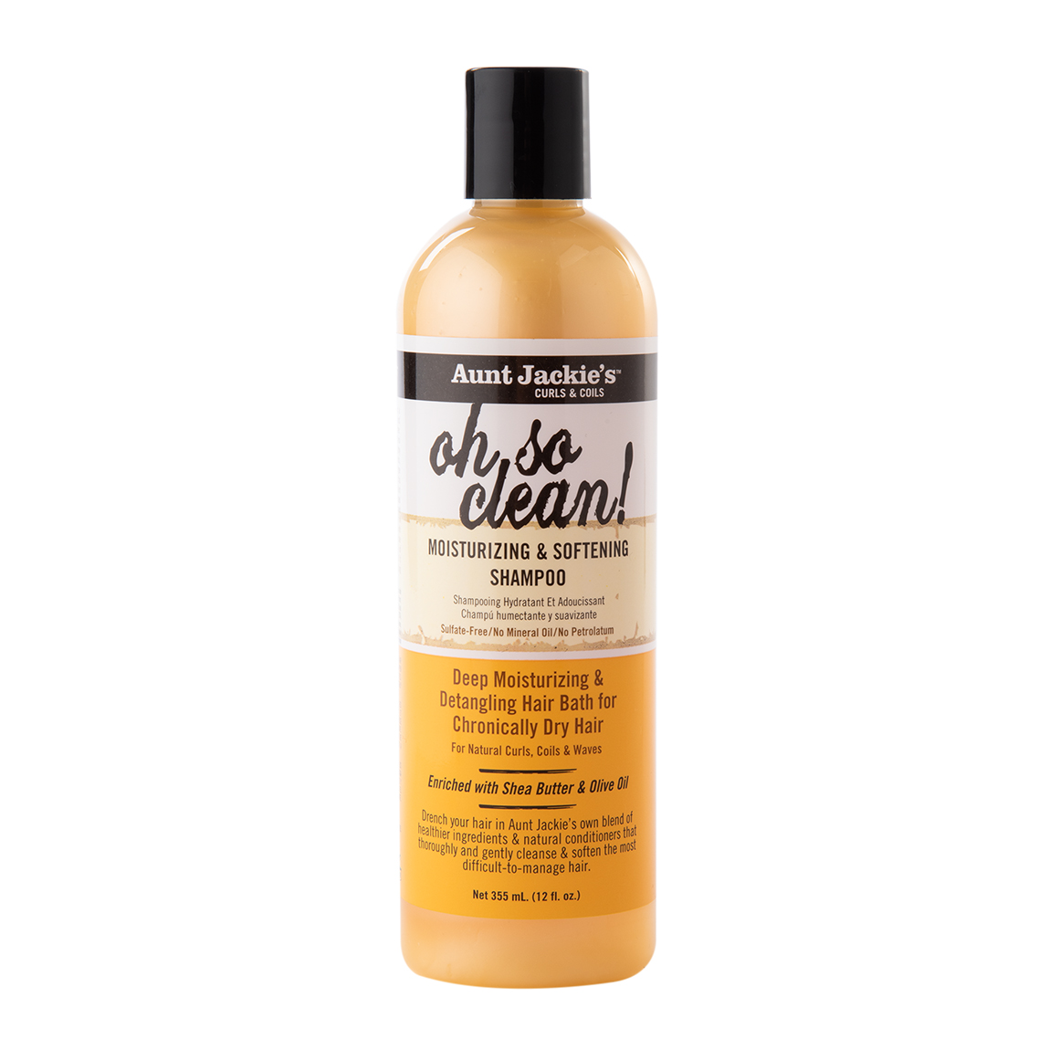 Aunt Jackie s Oh So Clean Moisturising And Softening Shampoo 355 Ml aunt-jackie-s-oh-so-clean-moisturising-and-softening-shampoo-355-ml