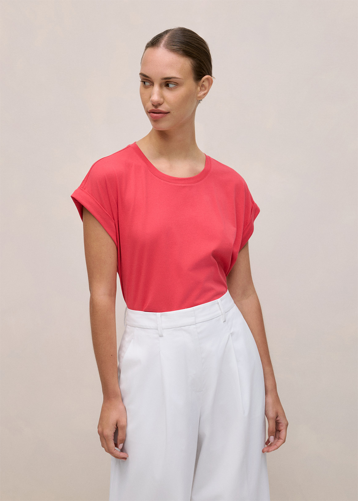 Austrailian Cotton Cuff Tee