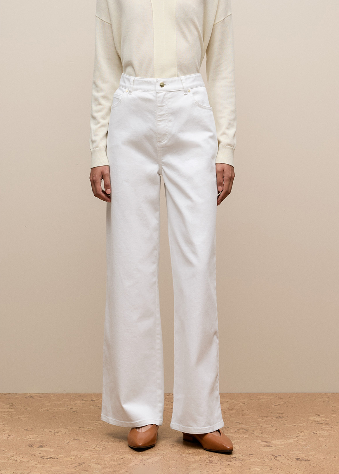 Australian Cotton Blend High Waist Jean