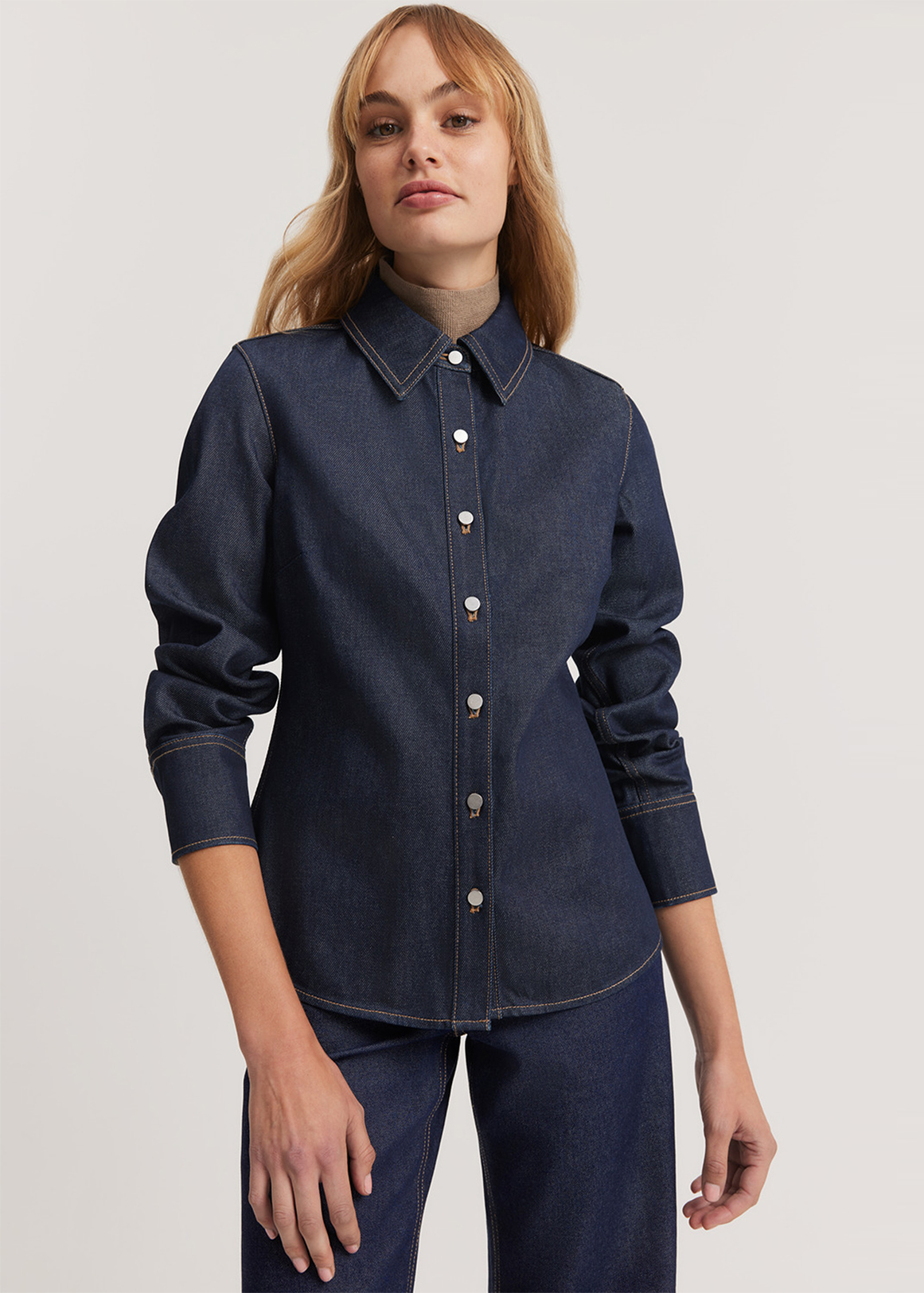 Australian Cotton Fitted Denim Shirt | Woolworths.co.za