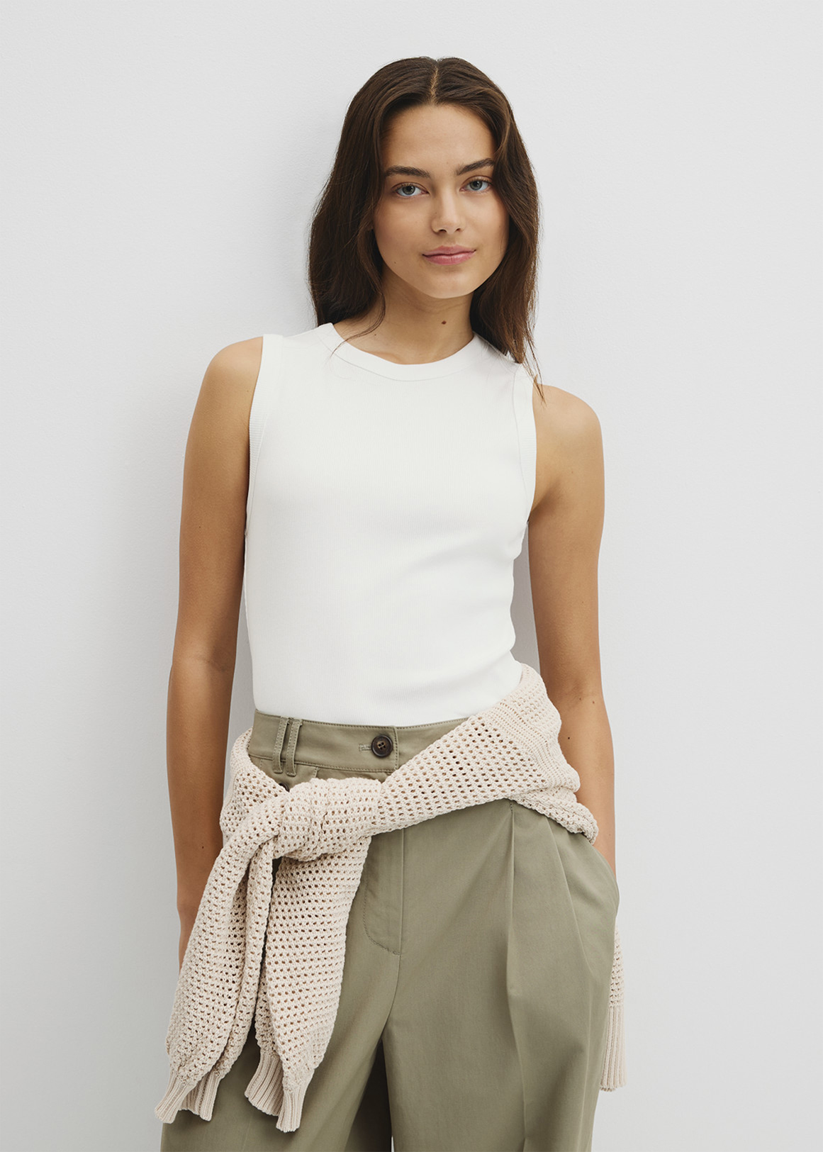 Australian Cotton High Neck Tank
