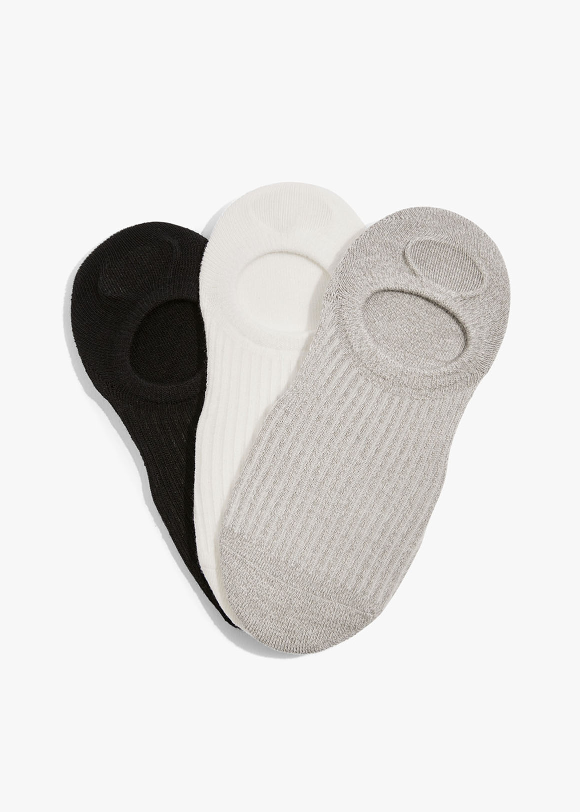 Australian Cotton Rib No-Show Sock Pack of 3