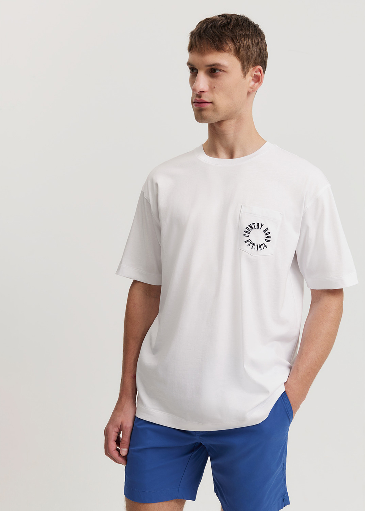 Australian Cotton Round Logo Oversized T-Shirt | Woolworths.co.za