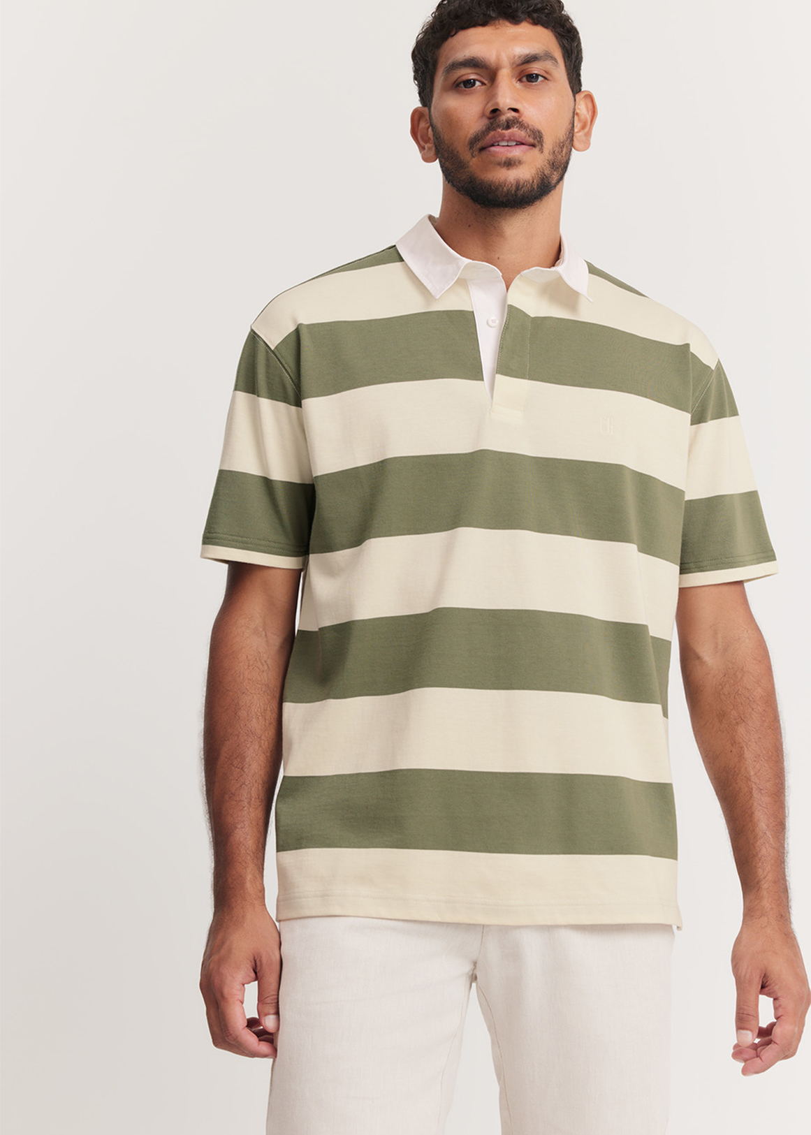 Australian Cotton Rugby Stripe Polo | Woolworths.co.za