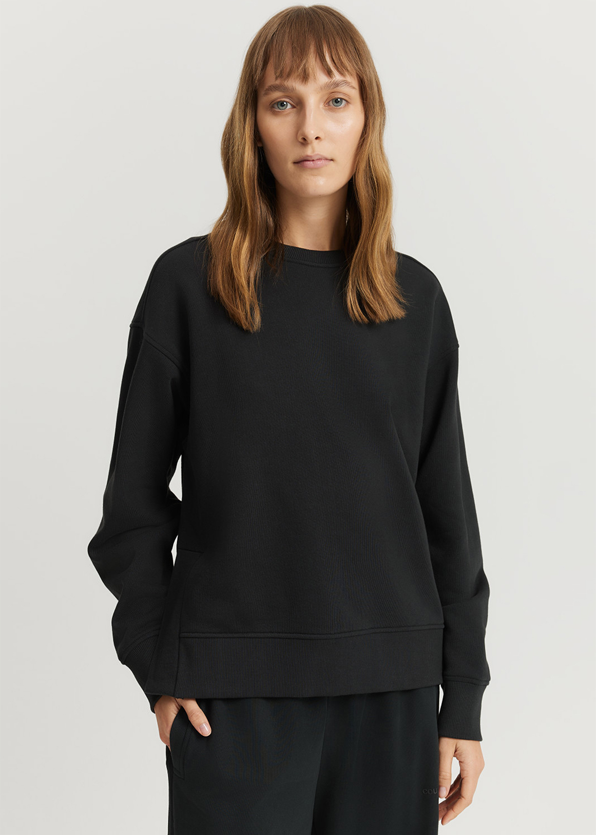 Australian Cotton Split Hem Crew Sweat | Woolworths.co.za