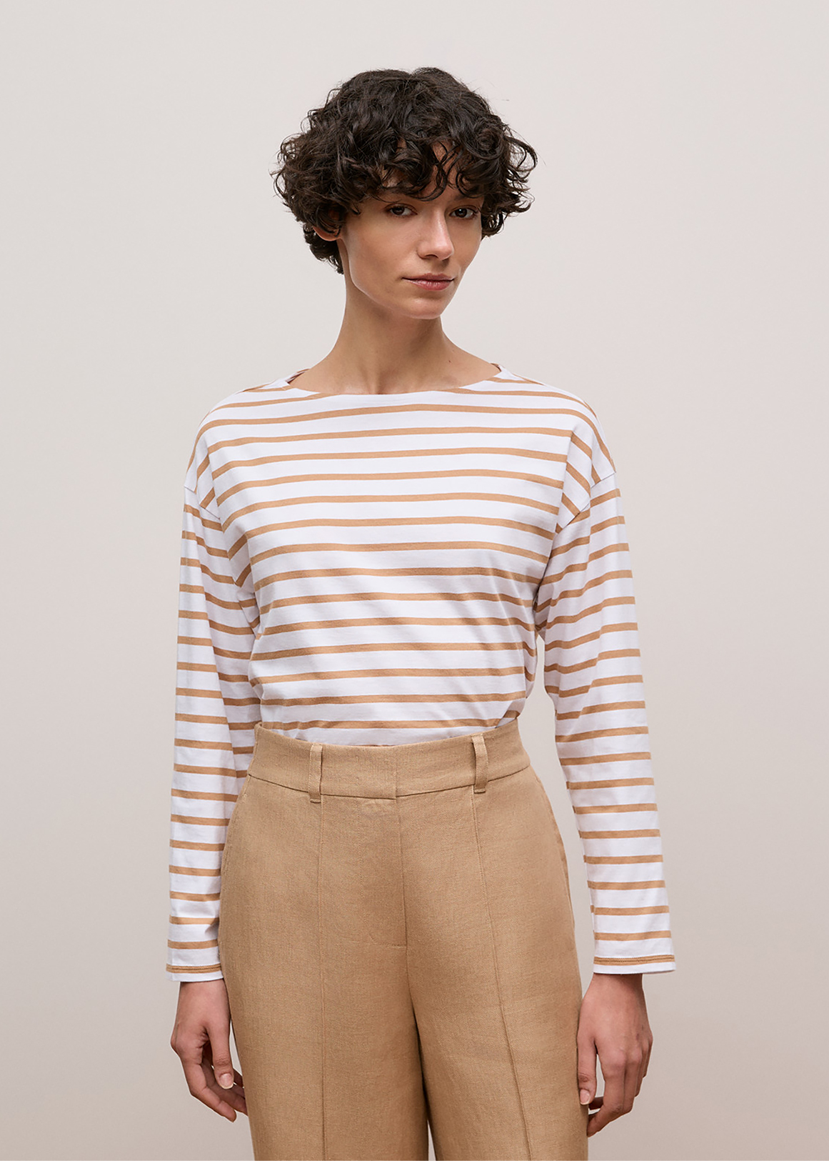 Australian Cotton Stripe Long Sleeve T-shirt