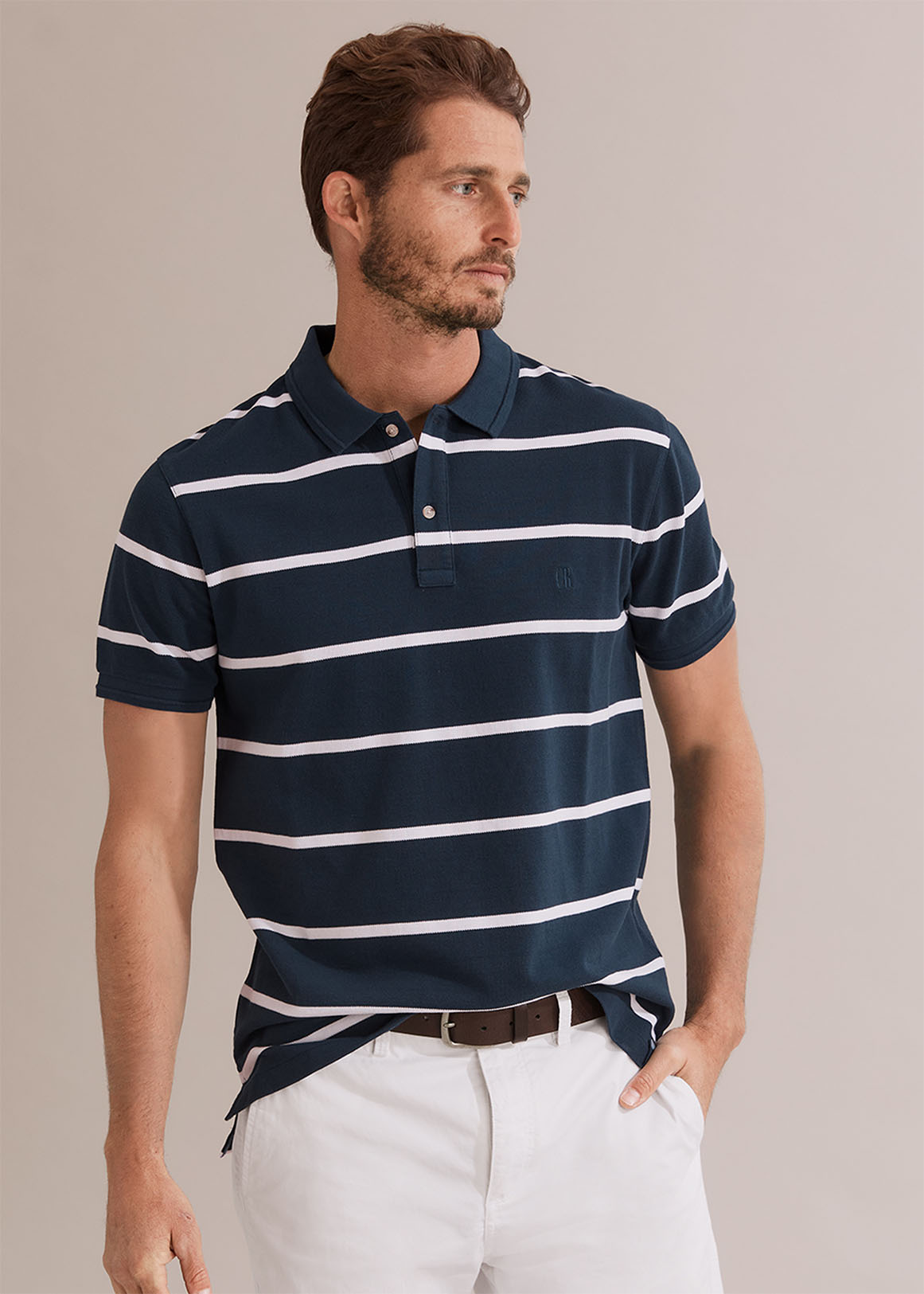 Australian Cotton Stripe Pique Polo | Woolworths.co.za