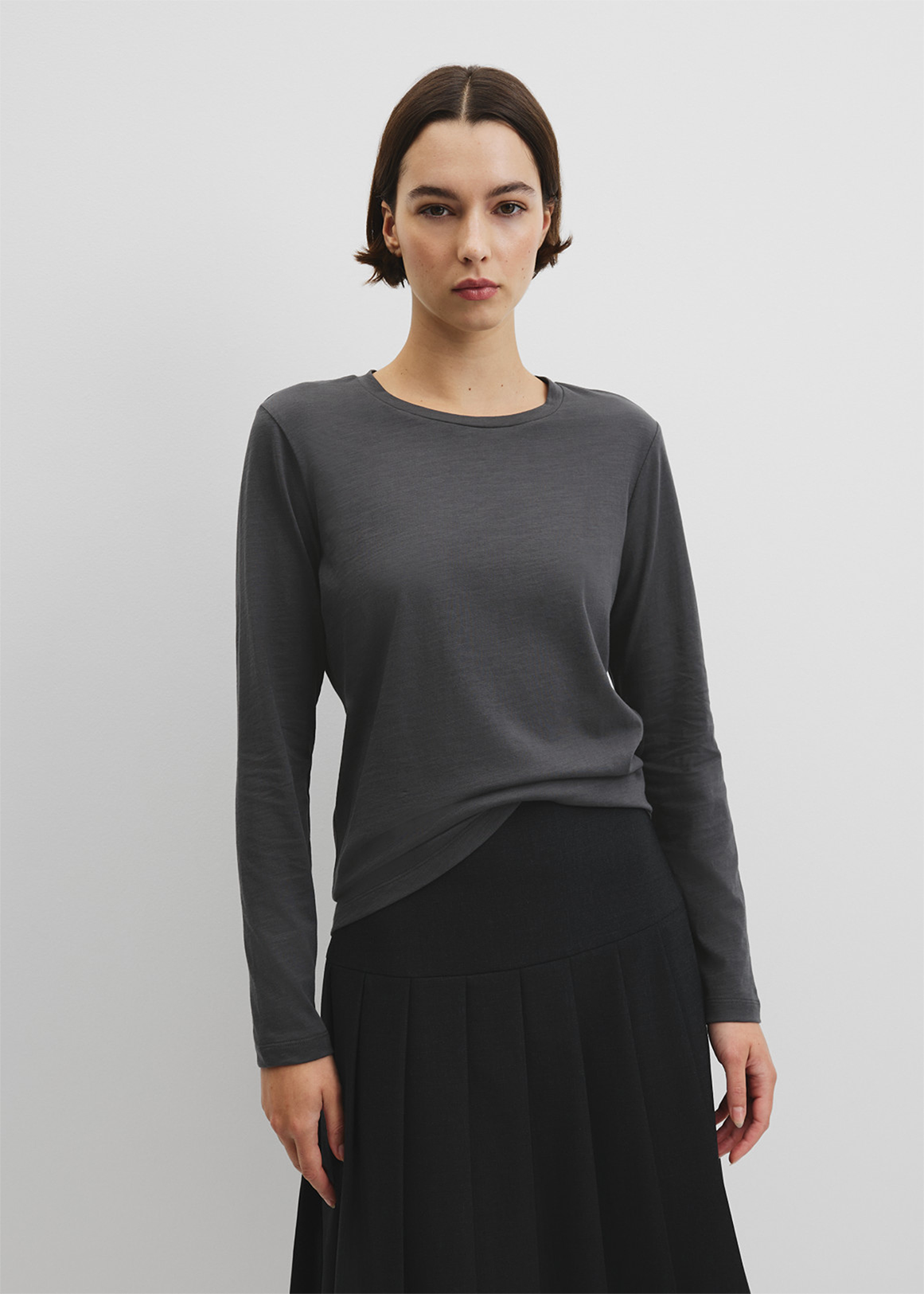 Australian Good Earth Cotton Textured Slub T-Shirt
